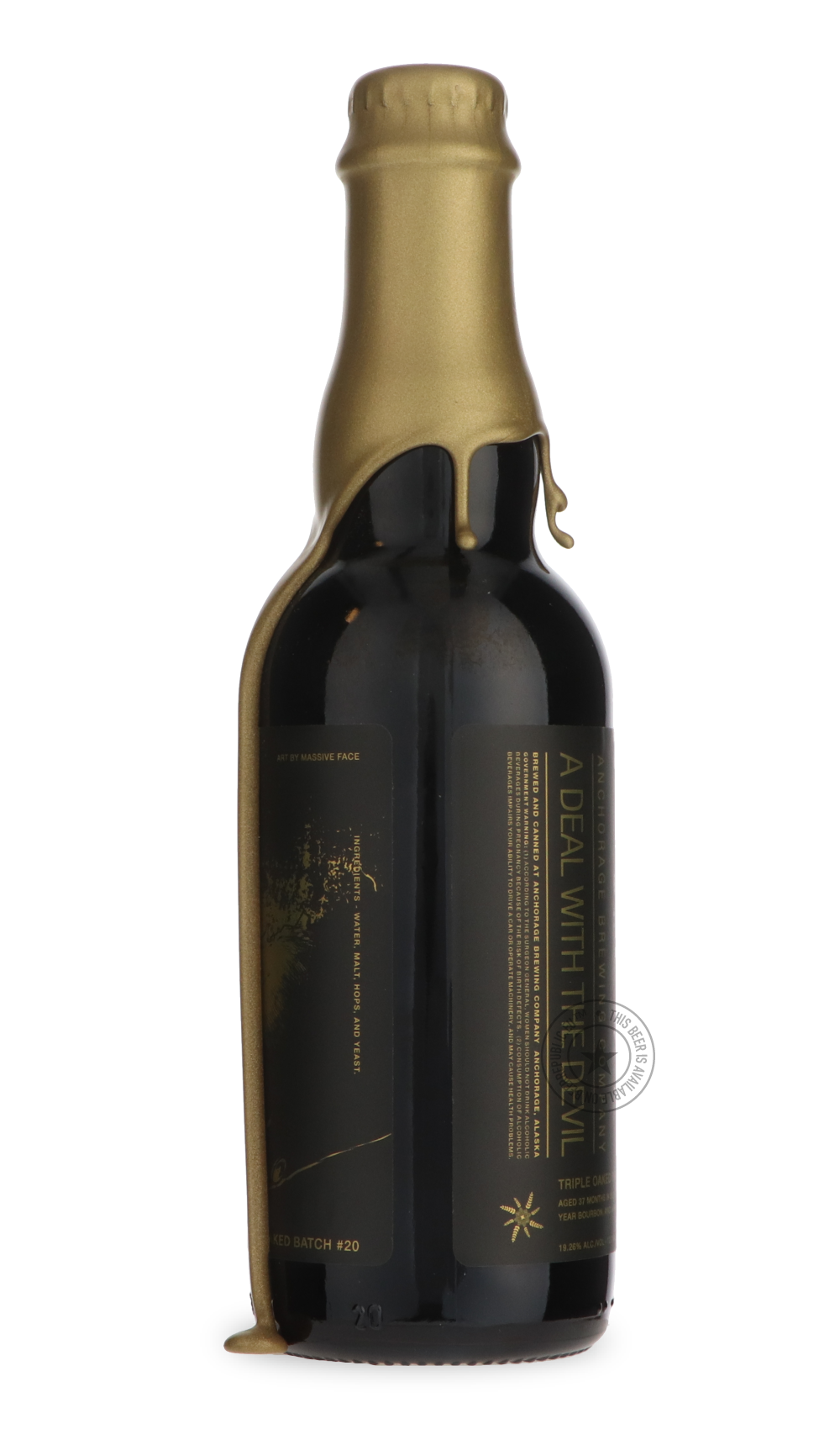 -Anchorage- A Deal With the Devil Triple Oak Batch #20-Brown & Dark- Only @ Beer Republic - The best online beer store for American & Canadian craft beer - Buy beer online from the USA and Canada - Bier online kopen - Amerikaans bier kopen - Craft beer store - Craft beer kopen - Amerikanisch bier kaufen - Bier online kaufen - Acheter biere online - IPA - Stout - Porter - New England IPA - Hazy IPA - Imperial Stout - Barrel Aged - Barrel Aged Imperial Stout - Brown - Dark beer - Blond - Blonde - Pilsner - La