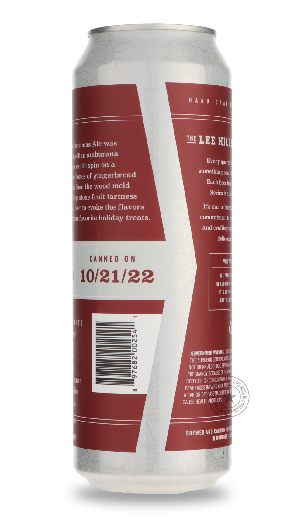 -Upslope- Lee Hill Vol. 34 Amburana Wild Christmas Ale-Sour / Wild & Fruity- Only @ Beer Republic - The best online beer store for American & Canadian craft beer - Buy beer online from the USA and Canada - Bier online kopen - Amerikaans bier kopen - Craft beer store - Craft beer kopen - Amerikanisch bier kaufen - Bier online kaufen - Acheter biere online - IPA - Stout - Porter - New England IPA - Hazy IPA - Imperial Stout - Barrel Aged - Barrel Aged Imperial Stout - Brown - Dark beer - Blond - Blonde - Pils