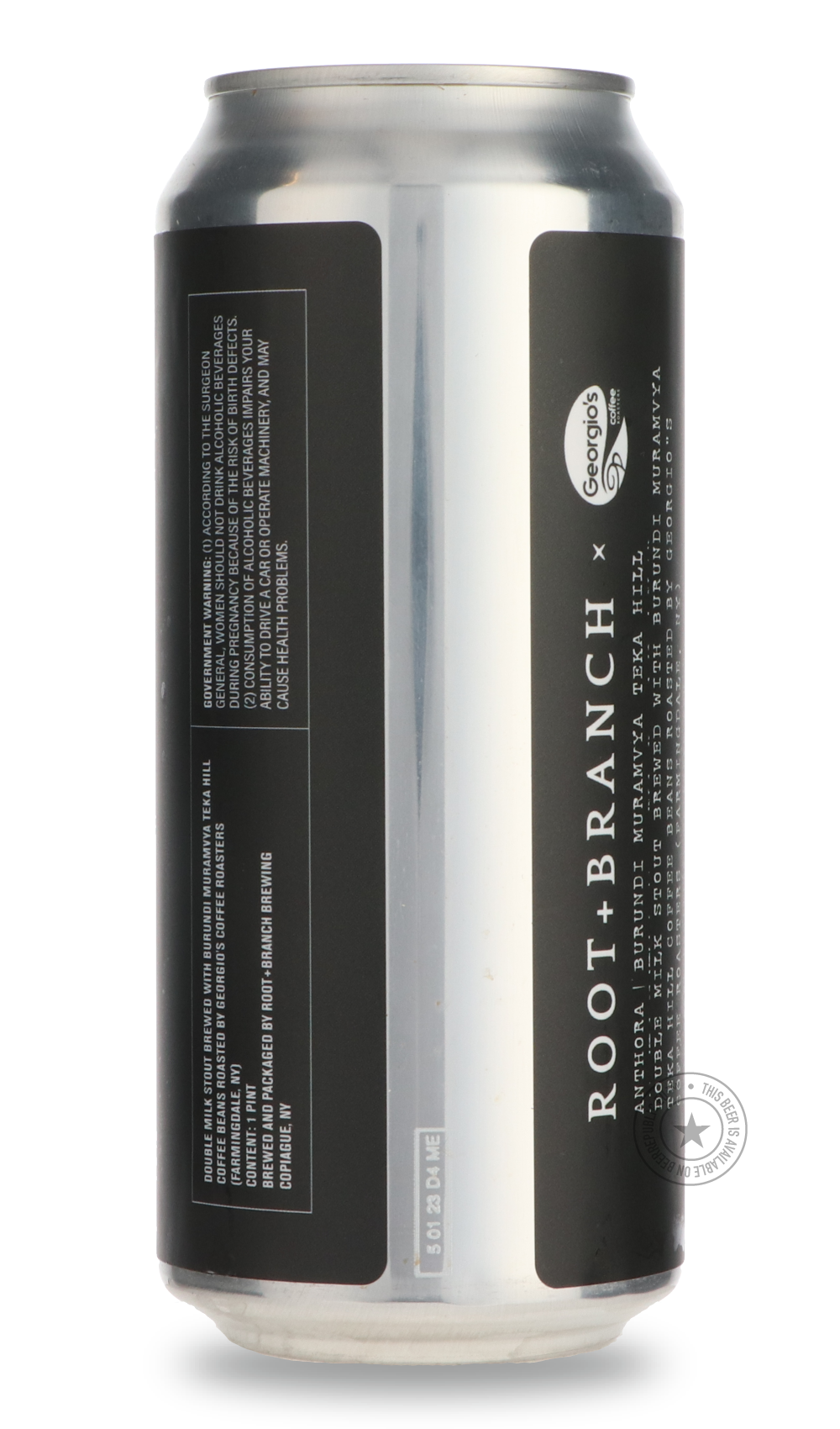 -Root + Branch- Anthora (Burundi Muramvya Teka Hill)-Stout & Porter- Only @ Beer Republic - The best online beer store for American & Canadian craft beer - Buy beer online from the USA and Canada - Bier online kopen - Amerikaans bier kopen - Craft beer store - Craft beer kopen - Amerikanisch bier kaufen - Bier online kaufen - Acheter biere online - IPA - Stout - Porter - New England IPA - Hazy IPA - Imperial Stout - Barrel Aged - Barrel Aged Imperial Stout - Brown - Dark beer - Blond - Blonde - Pilsner - La