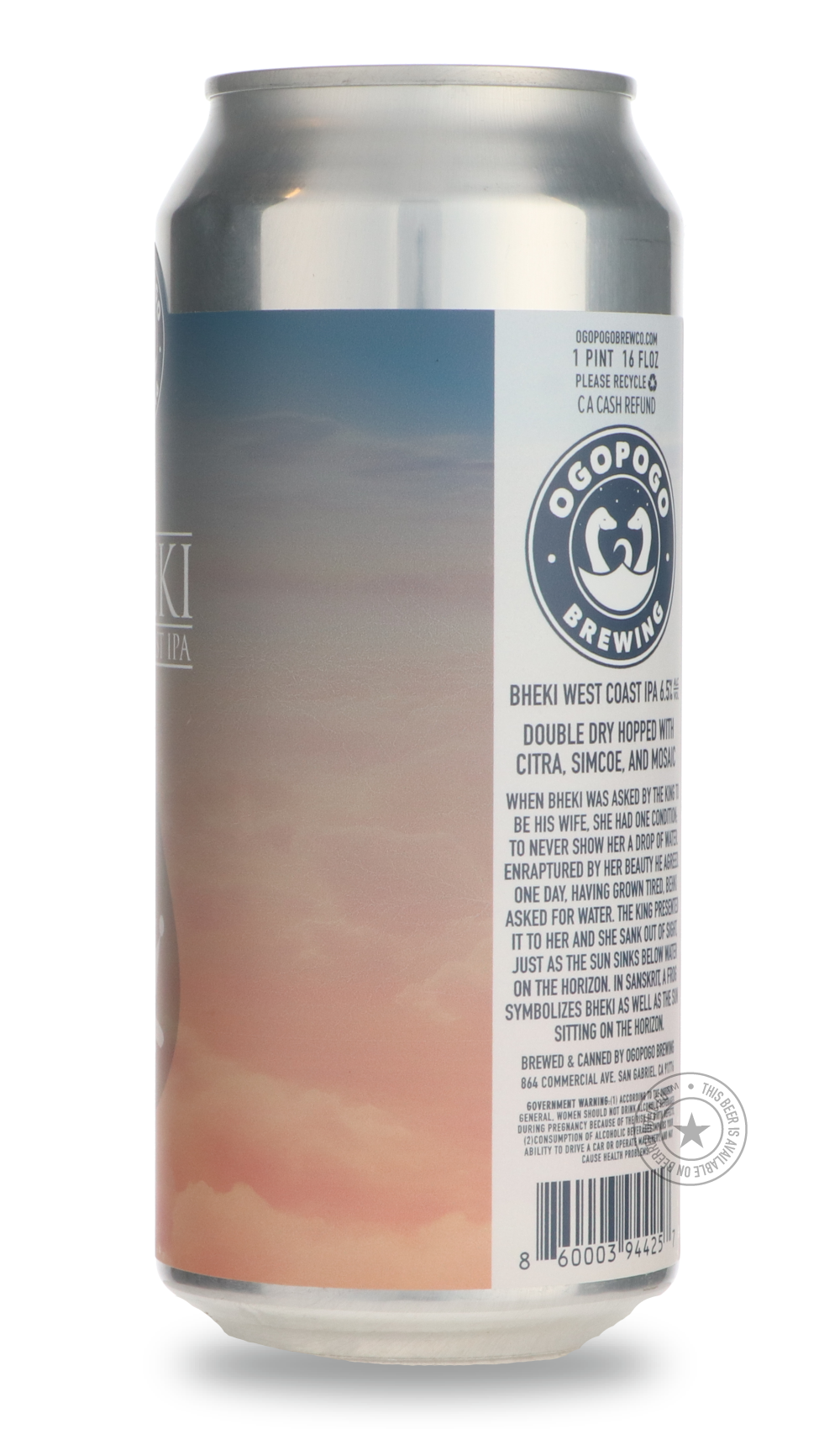 -Ogopogo- Bheki-IPA- Only @ Beer Republic - The best online beer store for American & Canadian craft beer - Buy beer online from the USA and Canada - Bier online kopen - Amerikaans bier kopen - Craft beer store - Craft beer kopen - Amerikanisch bier kaufen - Bier online kaufen - Acheter biere online - IPA - Stout - Porter - New England IPA - Hazy IPA - Imperial Stout - Barrel Aged - Barrel Aged Imperial Stout - Brown - Dark beer - Blond - Blonde - Pilsner - Lager - Wheat - Weizen - Amber - Barley Wine - Qua