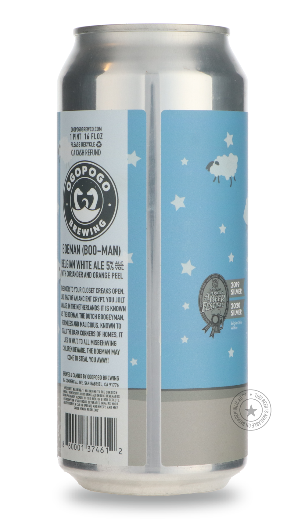 -Ogopogo- Boeman-Pale- Only @ Beer Republic - The best online beer store for American & Canadian craft beer - Buy beer online from the USA and Canada - Bier online kopen - Amerikaans bier kopen - Craft beer store - Craft beer kopen - Amerikanisch bier kaufen - Bier online kaufen - Acheter biere online - IPA - Stout - Porter - New England IPA - Hazy IPA - Imperial Stout - Barrel Aged - Barrel Aged Imperial Stout - Brown - Dark beer - Blond - Blonde - Pilsner - Lager - Wheat - Weizen - Amber - Barley Wine - Q