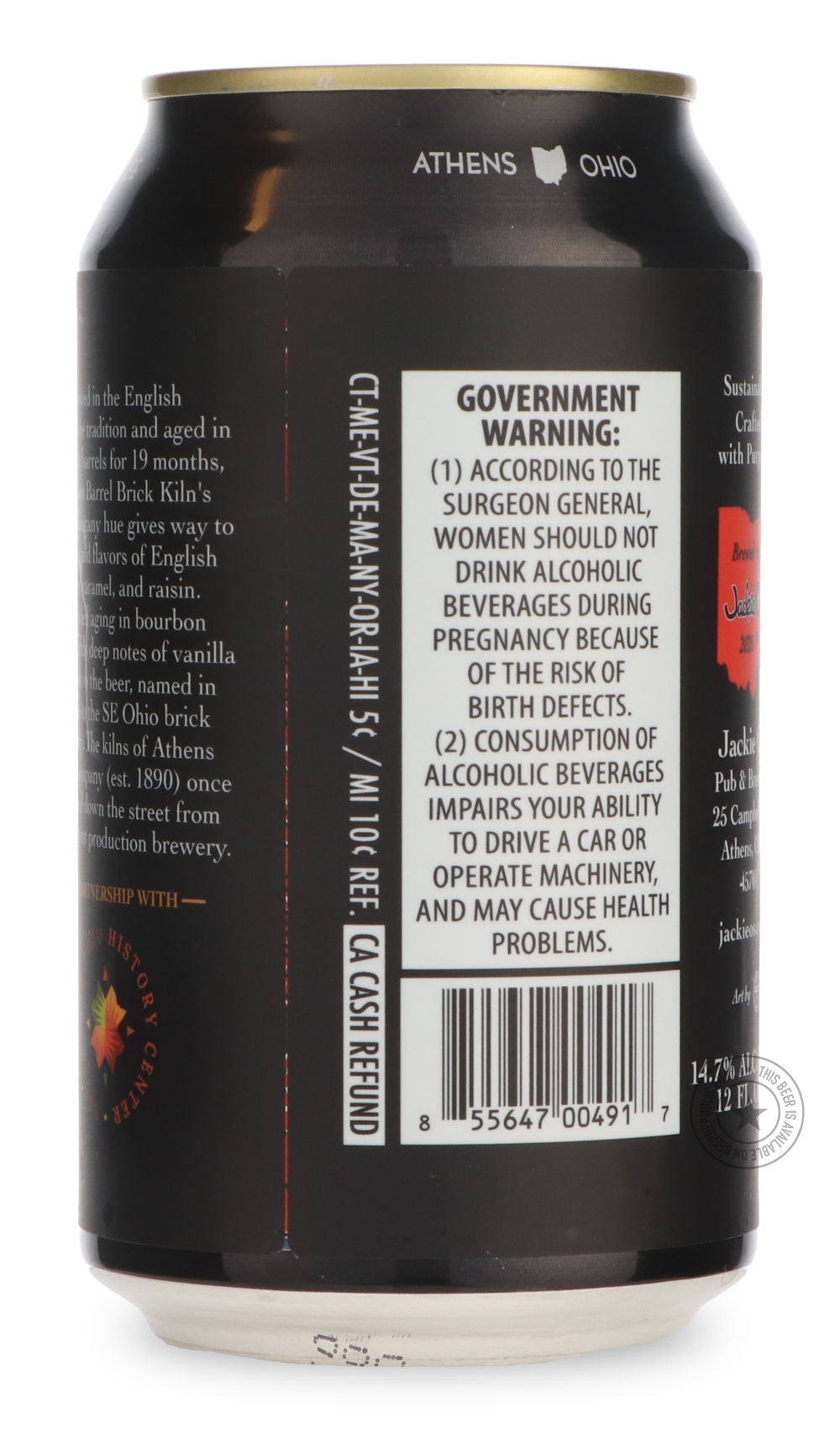-Jackie O's- Bourbon Barrel Brick Kiln-Brown & Dark- Only @ Beer Republic - The best online beer store for American & Canadian craft beer - Buy beer online from the USA and Canada - Bier online kopen - Amerikaans bier kopen - Craft beer store - Craft beer kopen - Amerikanisch bier kaufen - Bier online kaufen - Acheter biere online - IPA - Stout - Porter - New England IPA - Hazy IPA - Imperial Stout - Barrel Aged - Barrel Aged Imperial Stout - Brown - Dark beer - Blond - Blonde - Pilsner - Lager - Wheat - We
