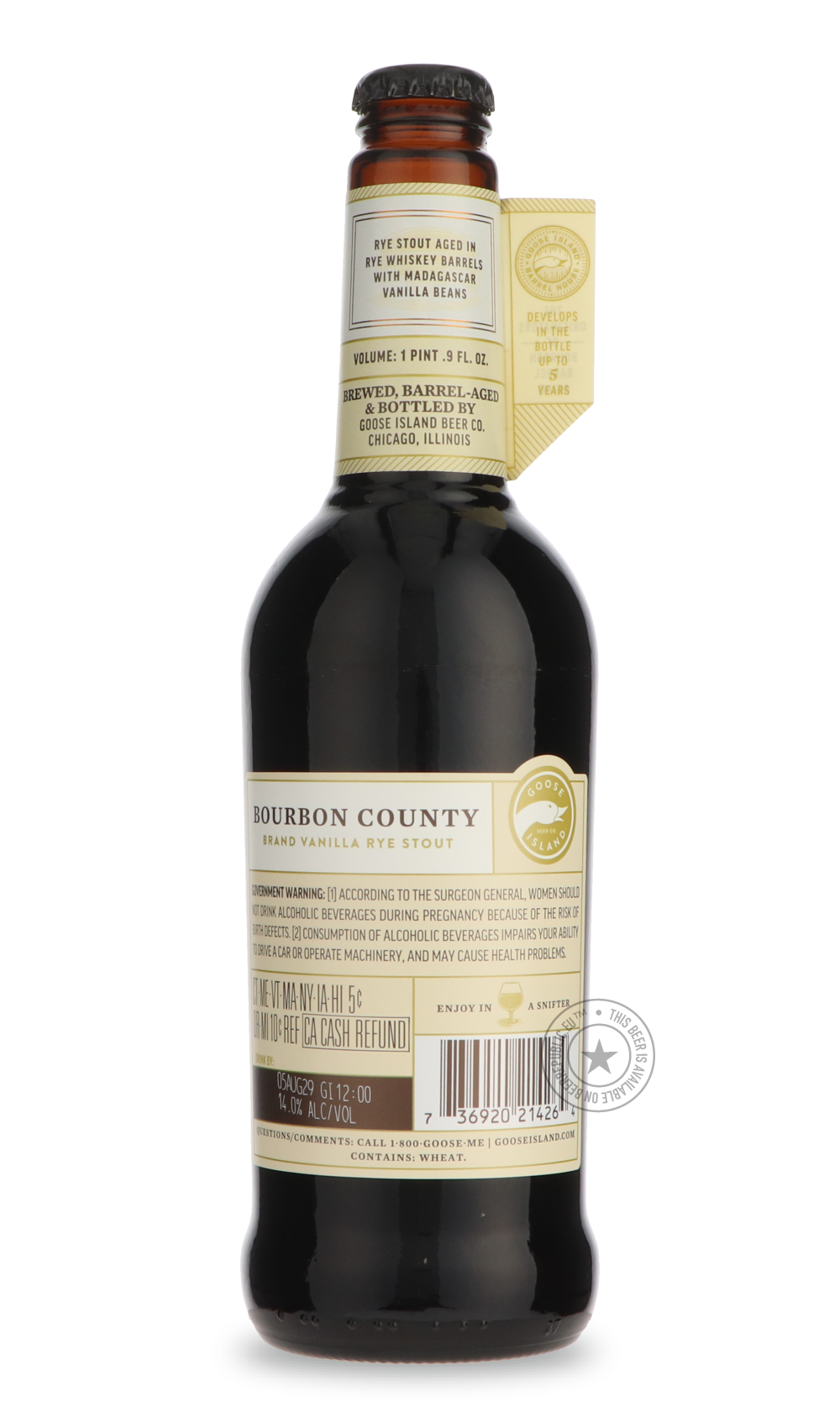 -Goose Island- Bourbon County Brand Vanilla Rye Stout (2024)-Stout & Porter- Only @ Beer Republic - The best online beer store for American & Canadian craft beer - Buy beer online from the USA and Canada - Bier online kopen - Amerikaans bier kopen - Craft beer store - Craft beer kopen - Amerikanisch bier kaufen - Bier online kaufen - Acheter biere online - IPA - Stout - Porter - New England IPA - Hazy IPA - Imperial Stout - Barrel Aged - Barrel Aged Imperial Stout - Brown - Dark beer - Blond - Blonde - Pils