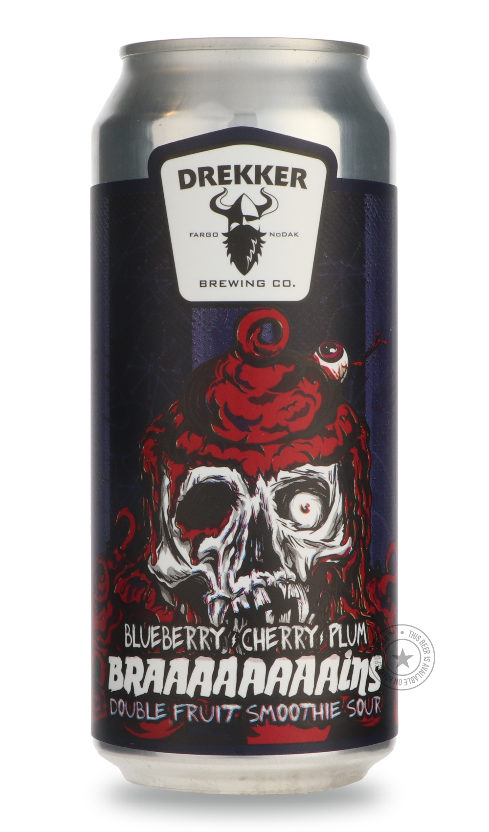 Drekker- Braaaaaaaains - Blueberry, Plum, Cherry-Sour / Wild & Fruity- Only @ Beer Republic - The best online beer store for American & Canadian craft beer - Buy beer online from the USA and Canada - Bier online kopen - Amerikaans bier kopen - Craft beer store - Craft beer kopen - Amerikanisch bier kaufen - Bier online kaufen - Acheter biere online - IPA - Stout - Porter - New England IPA - Hazy IPA - Imperial Stout - Barrel Aged - Barrel Aged Imperial Stout - Brown - Dark beer - Blond - Blonde - Pilsner -