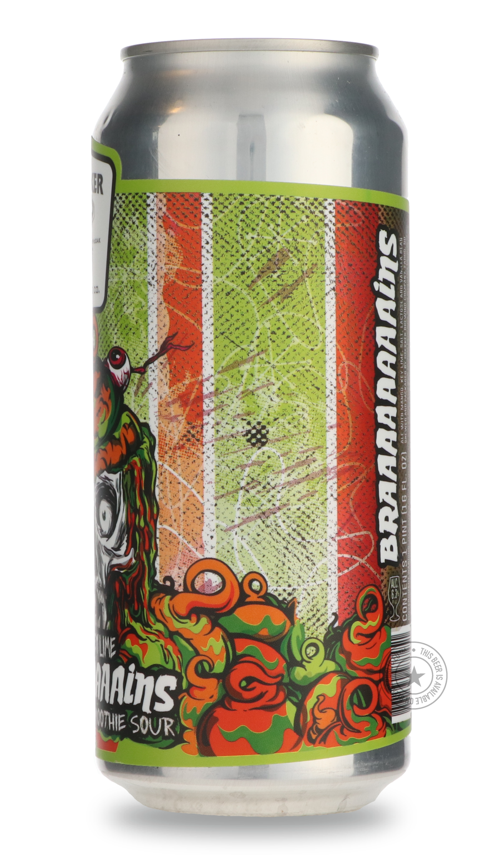 Drekker- Braaaaaaaains - Mango Key Lime-Sour / Wild & Fruity- Only @ Beer Republic - The best online beer store for American & Canadian craft beer - Buy beer online from the USA and Canada - Bier online kopen - Amerikaans bier kopen - Craft beer store - Craft beer kopen - Amerikanisch bier kaufen - Bier online kaufen - Acheter biere online - IPA - Stout - Porter - New England IPA - Hazy IPA - Imperial Stout - Barrel Aged - Barrel Aged Imperial Stout - Brown - Dark beer - Blond - Blonde - Pilsner - Lager - W