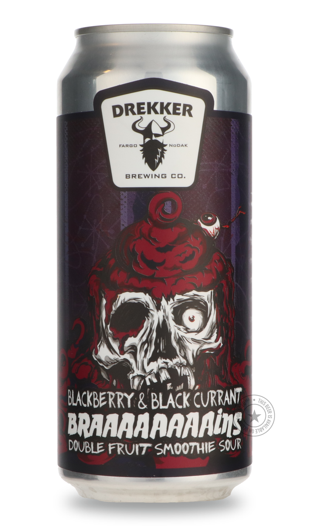 Drekker- Braaaaaaaains: Blackberry & Black Currant-Sour / Wild & Fruity- Only @ Beer Republic - The best online beer store for American & Canadian craft beer - Buy beer online from the USA and Canada - Bier online kopen - Amerikaans bier kopen - Craft beer store - Craft beer kopen - Amerikanisch bier kaufen - Bier online kaufen - Acheter biere online - IPA - Stout - Porter - New England IPA - Hazy IPA - Imperial Stout - Barrel Aged - Barrel Aged Imperial Stout - Brown - Dark beer - Blond - Blonde - Pilsner
