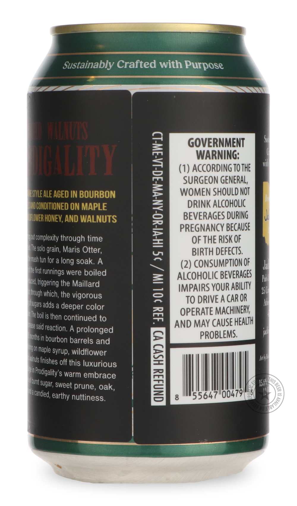 Jackie O's- Candied Walnut Prodigality-Brown & Dark- Only @ Beer Republic - The best online beer store for American & Canadian craft beer - Buy beer online from the USA and Canada - Bier online kopen - Amerikaans bier kopen - Craft beer store - Craft beer kopen - Amerikanisch bier kaufen - Bier online kaufen - Acheter biere online - IPA - Stout - Porter - New England IPA - Hazy IPA - Imperial Stout - Barrel Aged - Barrel Aged Imperial Stout - Brown - Dark beer - Blond - Blonde - Pilsner - Lager - Wheat - We