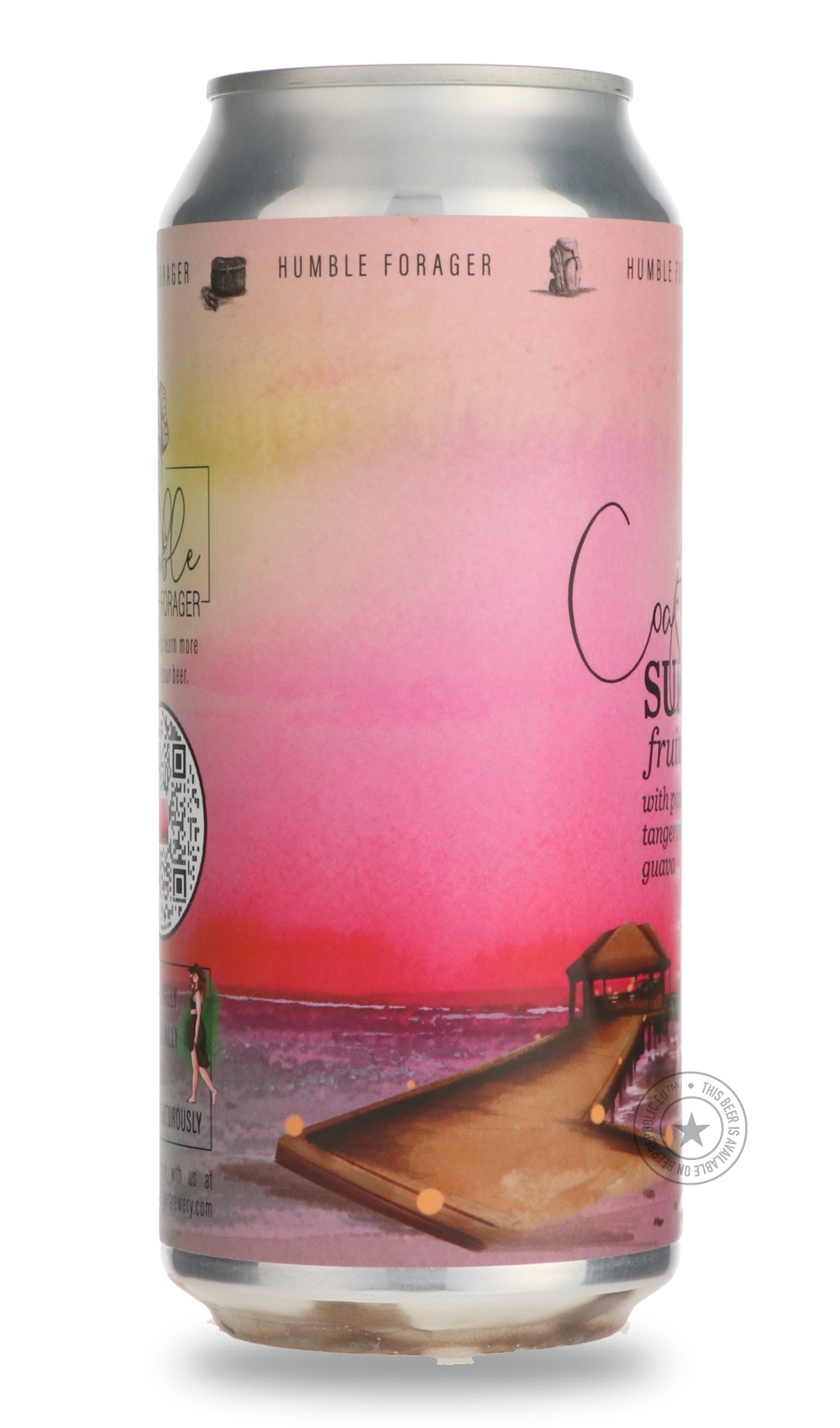 -Humble Forager- Coastal Sunshine Passion Fruit, Tangerine, Pink Guava-Sour / Wild & Fruity- Only @ Beer Republic - The best online beer store for American & Canadian craft beer - Buy beer online from the USA and Canada - Bier online kopen - Amerikaans bier kopen - Craft beer store - Craft beer kopen - Amerikanisch bier kaufen - Bier online kaufen - Acheter biere online - IPA - Stout - Porter - New England IPA - Hazy IPA - Imperial Stout - Barrel Aged - Barrel Aged Imperial Stout - Brown - Dark beer - Blond