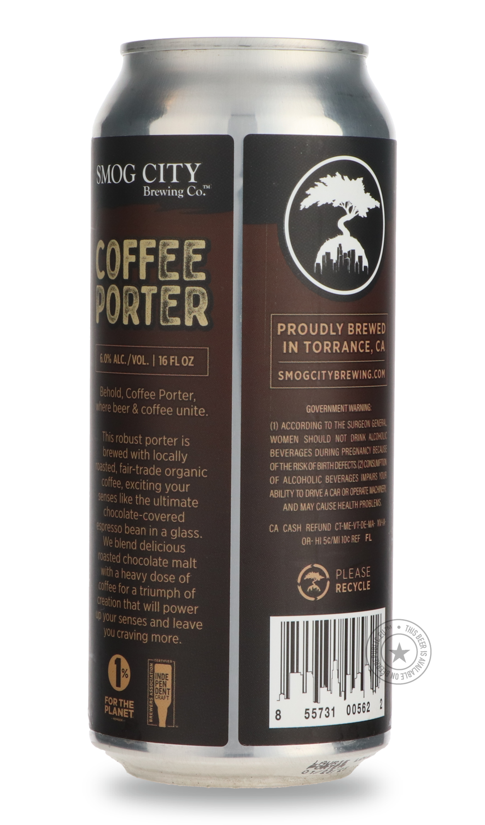 -Smog City- Coffee Porter-Stout & Porter- Only @ Beer Republic - The best online beer store for American & Canadian craft beer - Buy beer online from the USA and Canada - Bier online kopen - Amerikaans bier kopen - Craft beer store - Craft beer kopen - Amerikanisch bier kaufen - Bier online kaufen - Acheter biere online - IPA - Stout - Porter - New England IPA - Hazy IPA - Imperial Stout - Barrel Aged - Barrel Aged Imperial Stout - Brown - Dark beer - Blond - Blonde - Pilsner - Lager - Wheat - Weizen - Ambe