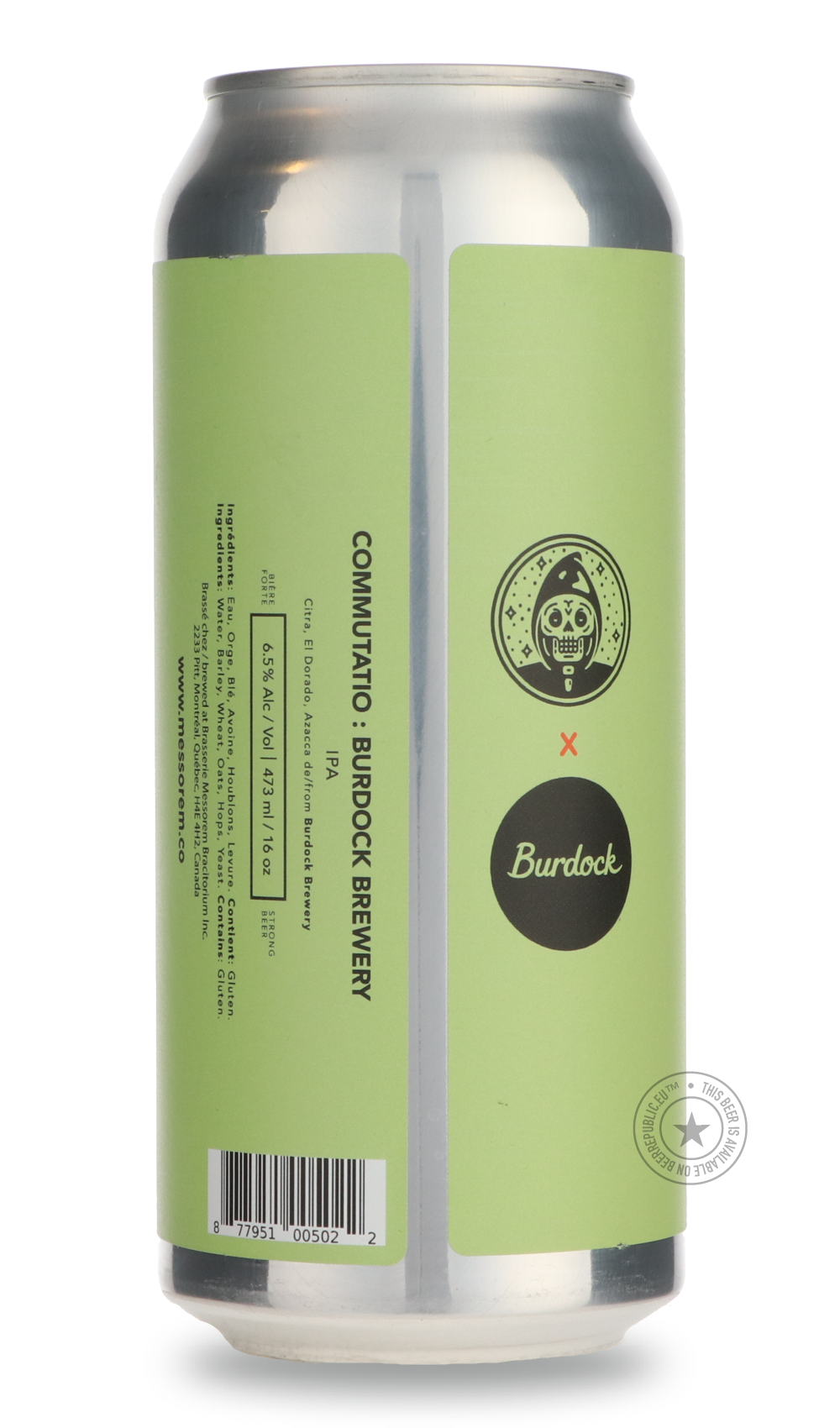 Messorem- Commutatio : Burdock / Burdock-IPA- Only @ Beer Republic - The best online beer store for American & Canadian craft beer - Buy beer online from the USA and Canada - Bier online kopen - Amerikaans bier kopen - Craft beer store - Craft beer kopen - Amerikanisch bier kaufen - Bier online kaufen - Acheter biere online - IPA - Stout - Porter - New England IPA - Hazy IPA - Imperial Stout - Barrel Aged - Barrel Aged Imperial Stout - Brown - Dark beer - Blond - Blonde - Pilsner - Lager - Wheat - Weizen -