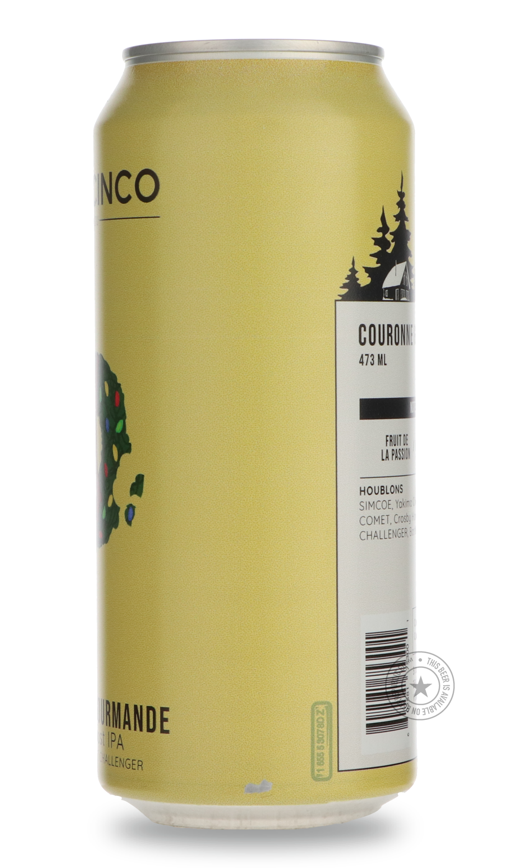 Nano Cinco- Couronne Gourmande-IPA- Only @ Beer Republic - The best online beer store for American & Canadian craft beer - Buy beer online from the USA and Canada - Bier online kopen - Amerikaans bier kopen - Craft beer store - Craft beer kopen - Amerikanisch bier kaufen - Bier online kaufen - Acheter biere online - IPA - Stout - Porter - New England IPA - Hazy IPA - Imperial Stout - Barrel Aged - Barrel Aged Imperial Stout - Brown - Dark beer - Blond - Blonde - Pilsner - Lager - Wheat - Weizen - Amber - Ba