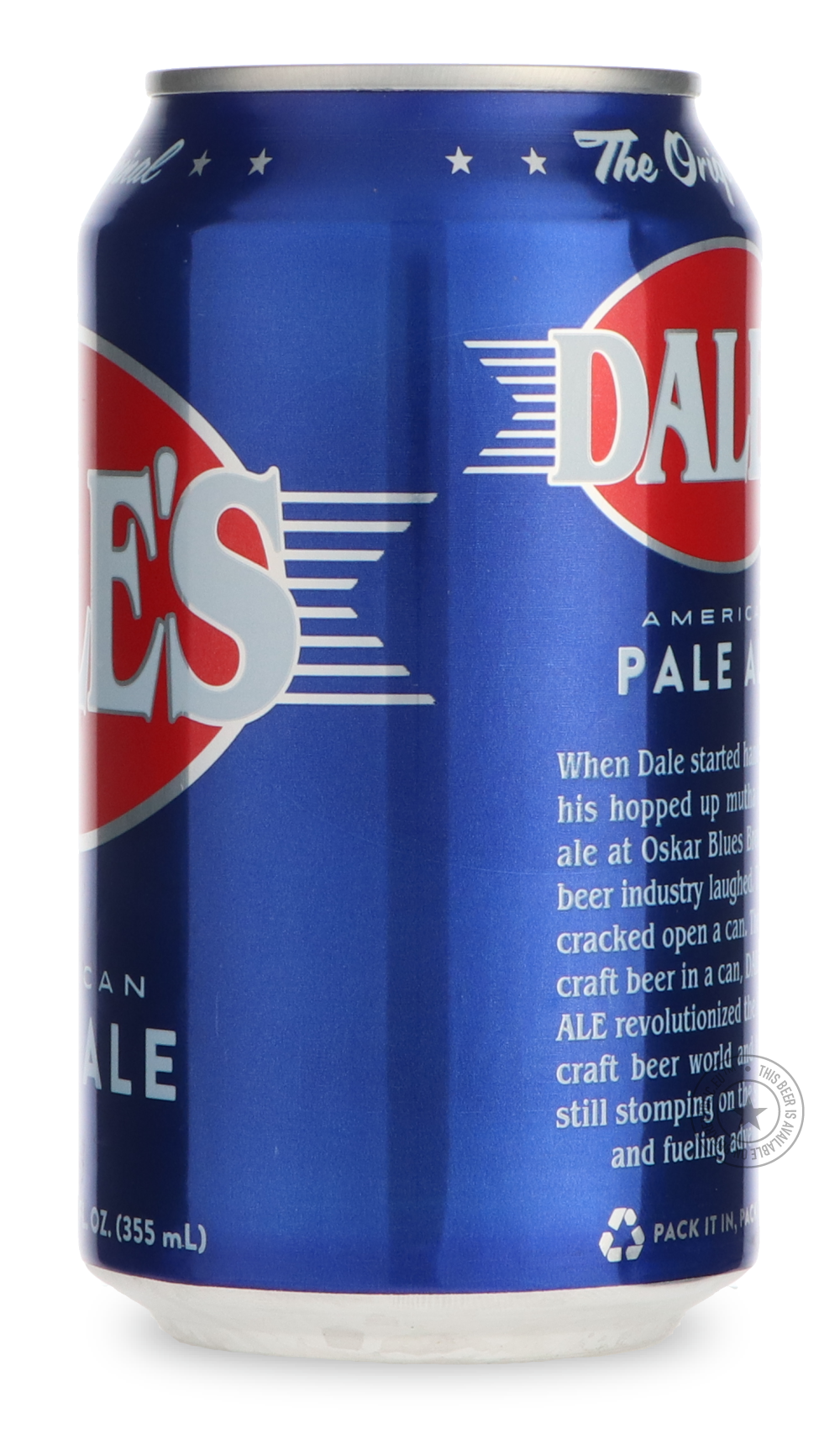 Oskar Blues- Dale's Pale Ale-Pale- Only @ Beer Republic - The best online beer store for American & Canadian craft beer - Buy beer online from the USA and Canada - Bier online kopen - Amerikaans bier kopen - Craft beer store - Craft beer kopen - Amerikanisch bier kaufen - Bier online kaufen - Acheter biere online - IPA - Stout - Porter - New England IPA - Hazy IPA - Imperial Stout - Barrel Aged - Barrel Aged Imperial Stout - Brown - Dark beer - Blond - Blonde - Pilsner - Lager - Wheat - Weizen - Amber - Bar
