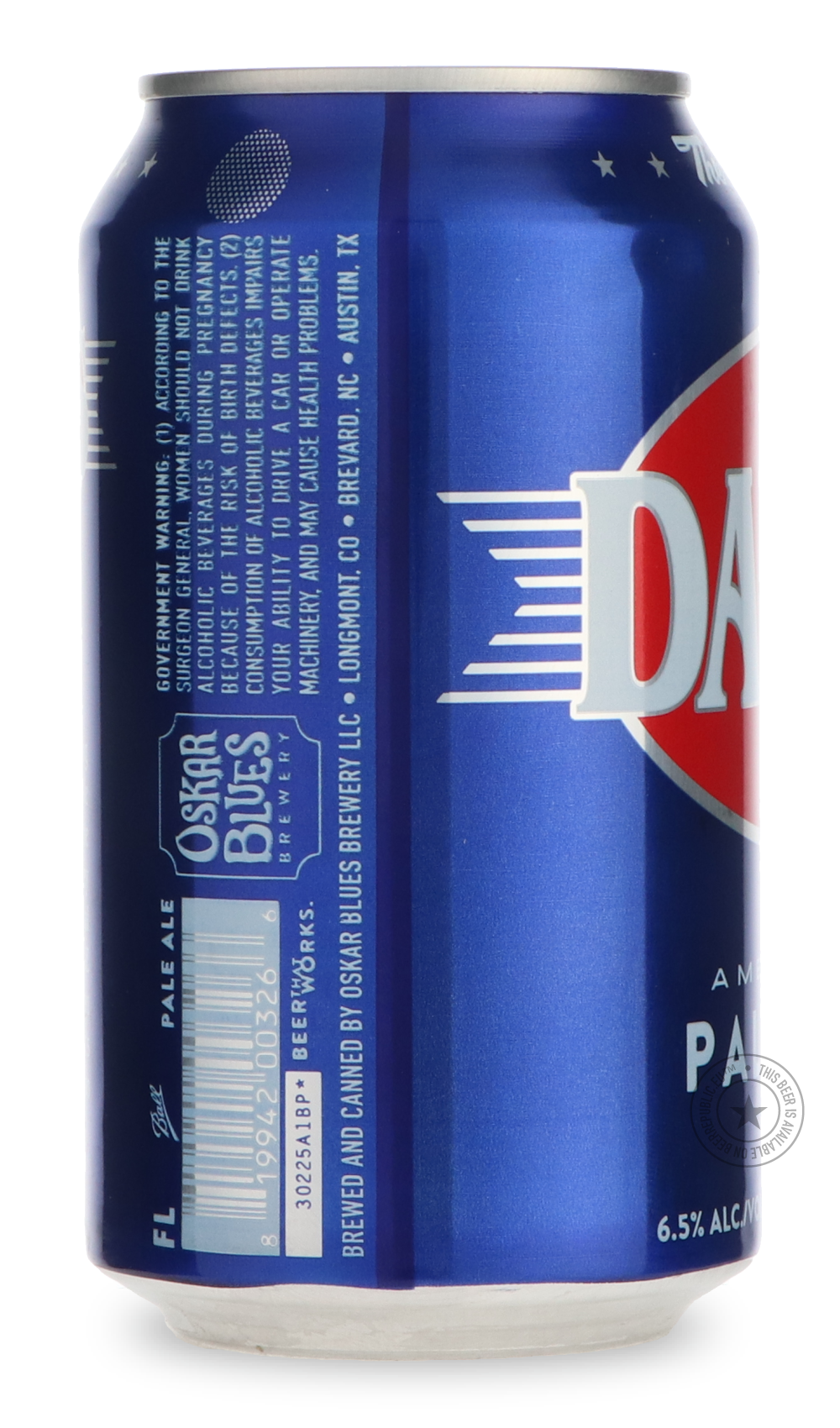 Oskar Blues- Dale's Pale Ale-Pale- Only @ Beer Republic - The best online beer store for American & Canadian craft beer - Buy beer online from the USA and Canada - Bier online kopen - Amerikaans bier kopen - Craft beer store - Craft beer kopen - Amerikanisch bier kaufen - Bier online kaufen - Acheter biere online - IPA - Stout - Porter - New England IPA - Hazy IPA - Imperial Stout - Barrel Aged - Barrel Aged Imperial Stout - Brown - Dark beer - Blond - Blonde - Pilsner - Lager - Wheat - Weizen - Amber - Bar