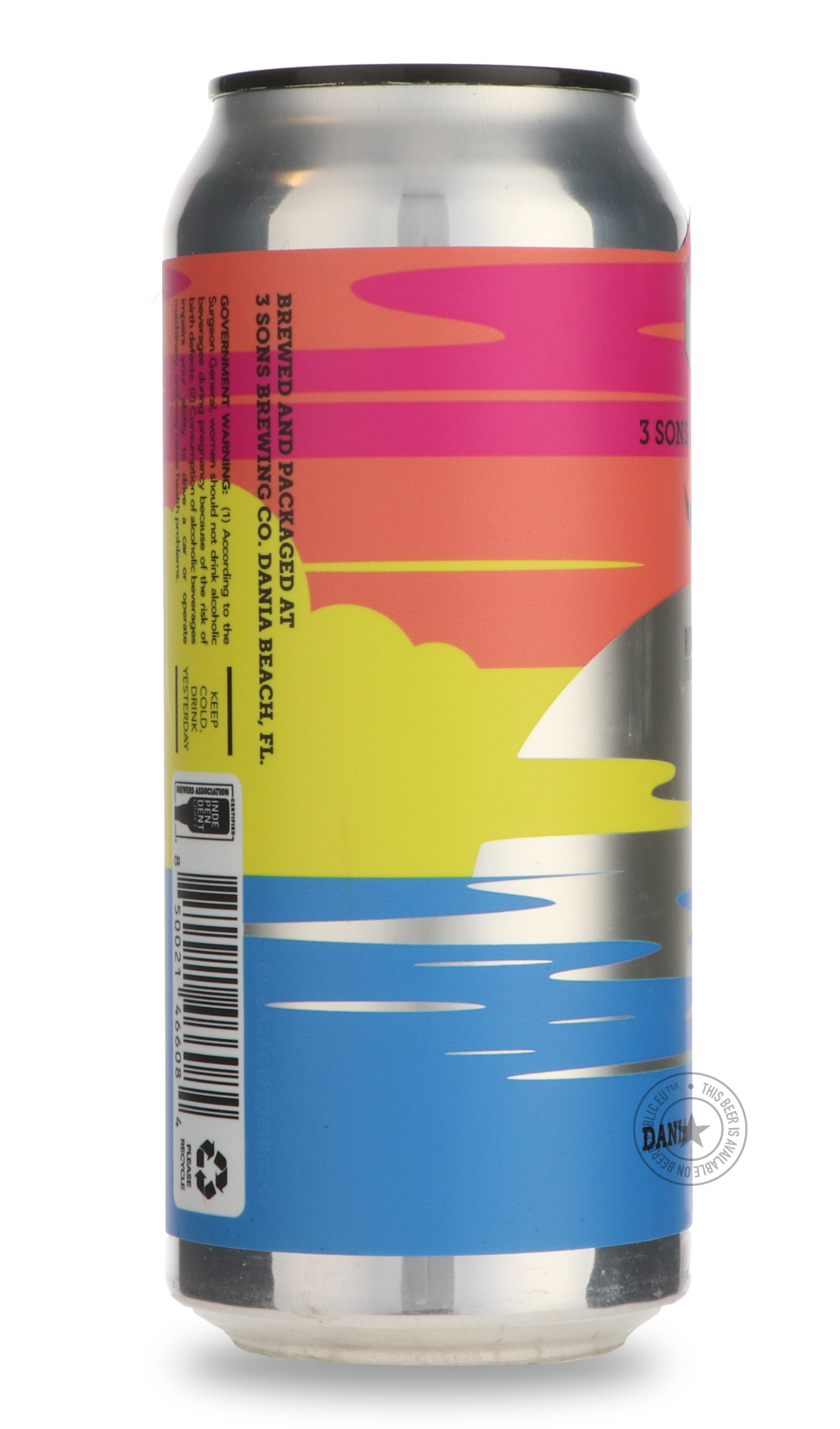 -3 Sons- Dania Beach House / Rivington-Pale- Only @ Beer Republic - The best online beer store for American & Canadian craft beer - Buy beer online from the USA and Canada - Bier online kopen - Amerikaans bier kopen - Craft beer store - Craft beer kopen - Amerikanisch bier kaufen - Bier online kaufen - Acheter biere online - IPA - Stout - Porter - New England IPA - Hazy IPA - Imperial Stout - Barrel Aged - Barrel Aged Imperial Stout - Brown - Dark beer - Blond - Blonde - Pilsner - Lager - Wheat - Weizen - A