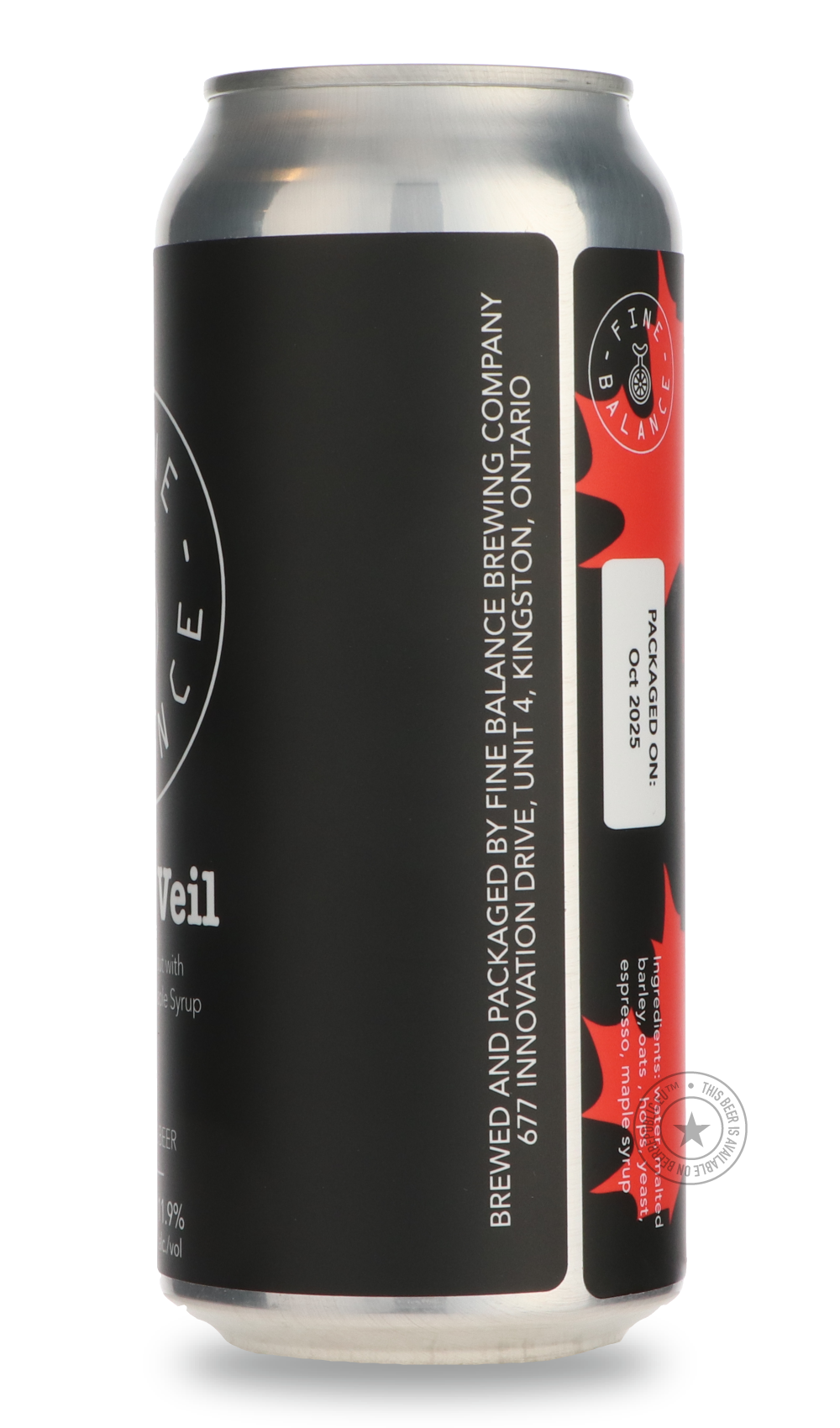 -Fine Balance- Dark Veil Imperial Stout With Maple & Espresso-Stout & Porter- Only @ Beer Republic - The best online beer store for American & Canadian craft beer - Buy beer online from the USA and Canada - Bier online kopen - Amerikaans bier kopen - Craft beer store - Craft beer kopen - Amerikanisch bier kaufen - Bier online kaufen - Acheter biere online - IPA - Stout - Porter - New England IPA - Hazy IPA - Imperial Stout - Barrel Aged - Barrel Aged Imperial Stout - Brown - Dark beer - Blond - Blonde - Pil