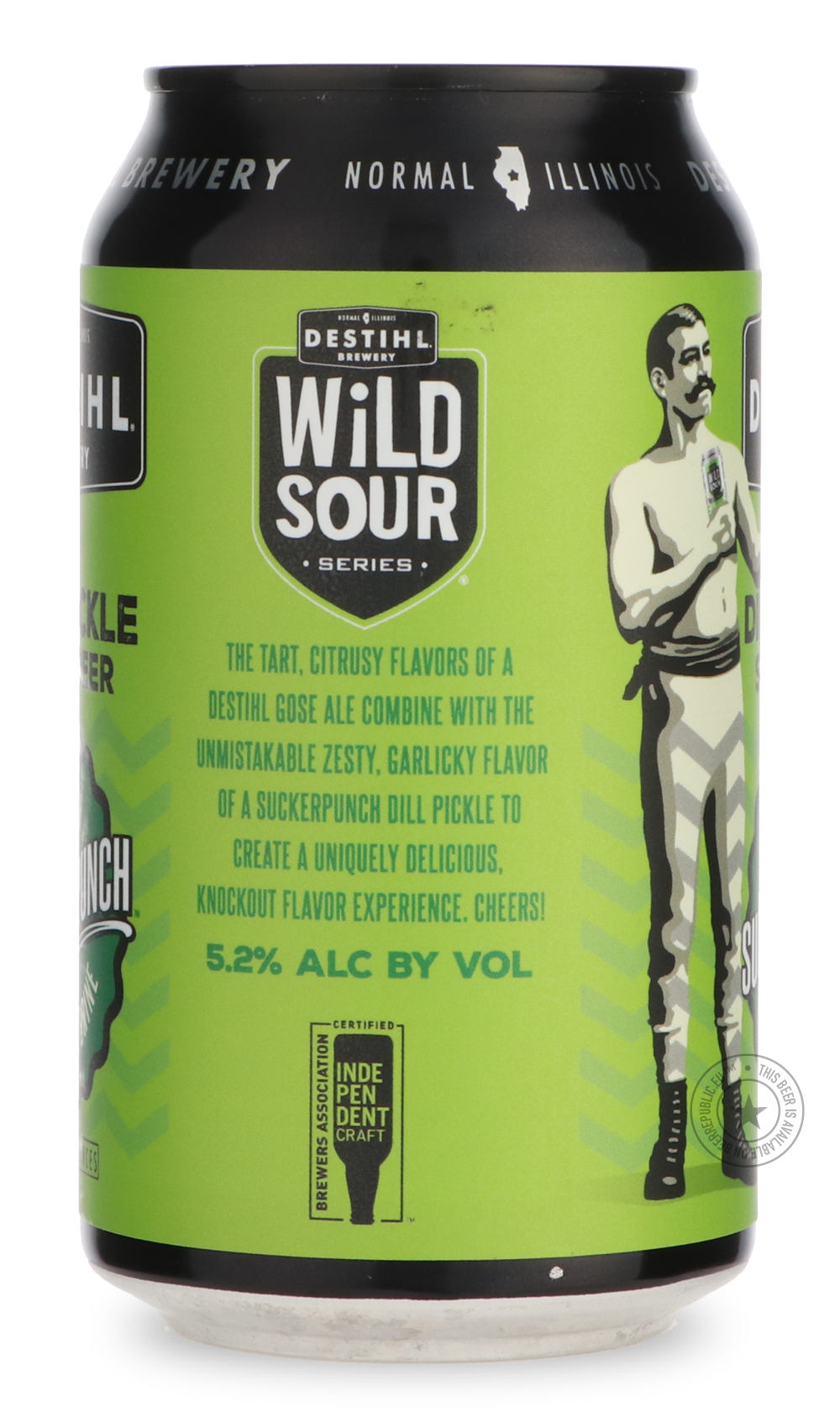 Destihl- Dill Pickle Sour Beer - SuckerPunch-Sour / Wild & Fruity- Only @ Beer Republic - The best online beer store for American & Canadian craft beer - Buy beer online from the USA and Canada - Bier online kopen - Amerikaans bier kopen - Craft beer store - Craft beer kopen - Amerikanisch bier kaufen - Bier online kaufen - Acheter biere online - IPA - Stout - Porter - New England IPA - Hazy IPA - Imperial Stout - Barrel Aged - Barrel Aged Imperial Stout - Brown - Dark beer - Blond - Blonde - Pilsner - Lage