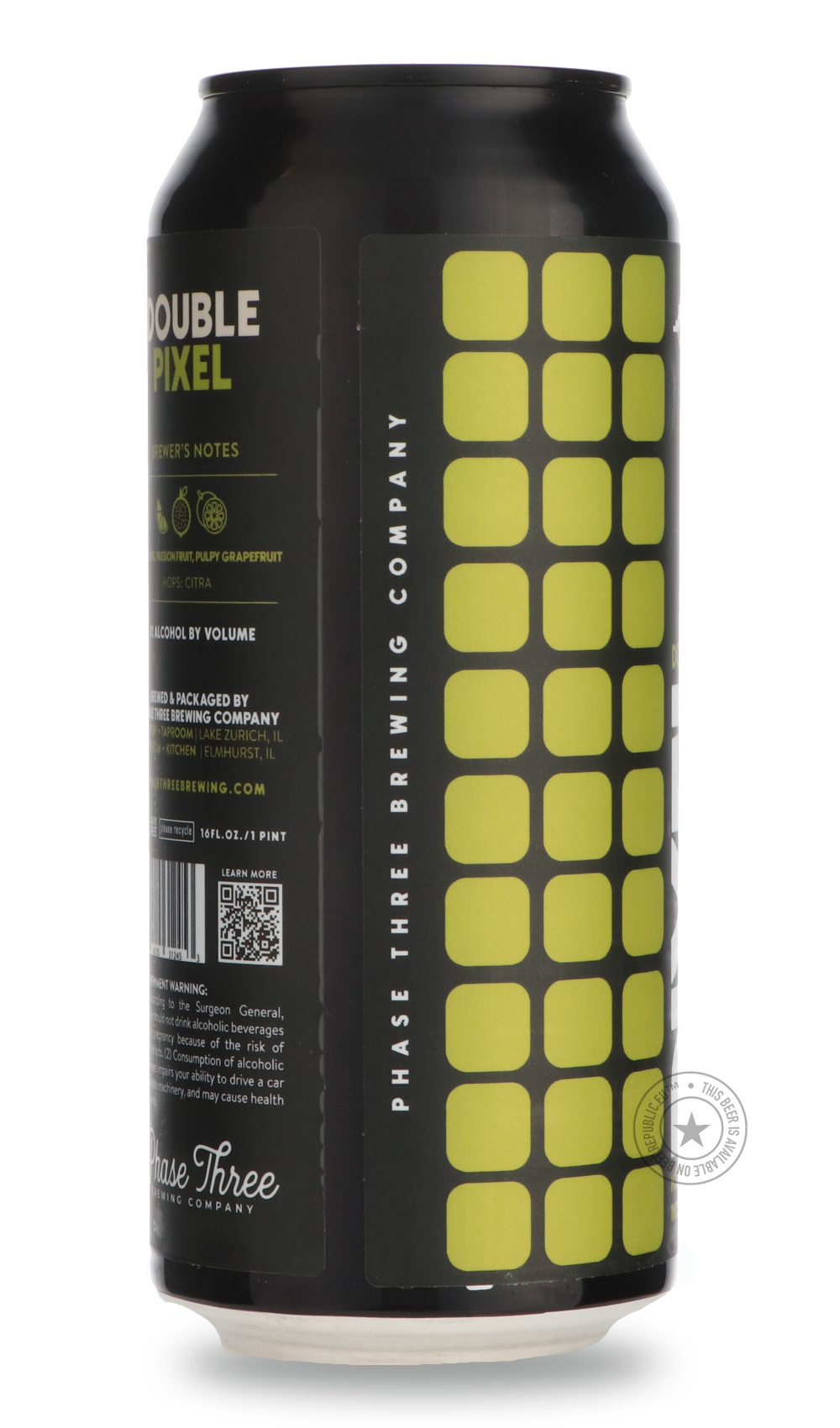 -Phase Three- Double Pixel-IPA- Only @ Beer Republic - The best online beer store for American & Canadian craft beer - Buy beer online from the USA and Canada - Bier online kopen - Amerikaans bier kopen - Craft beer store - Craft beer kopen - Amerikanisch bier kaufen - Bier online kaufen - Acheter biere online - IPA - Stout - Porter - New England IPA - Hazy IPA - Imperial Stout - Barrel Aged - Barrel Aged Imperial Stout - Brown - Dark beer - Blond - Blonde - Pilsner - Lager - Wheat - Weizen - Amber - Barley