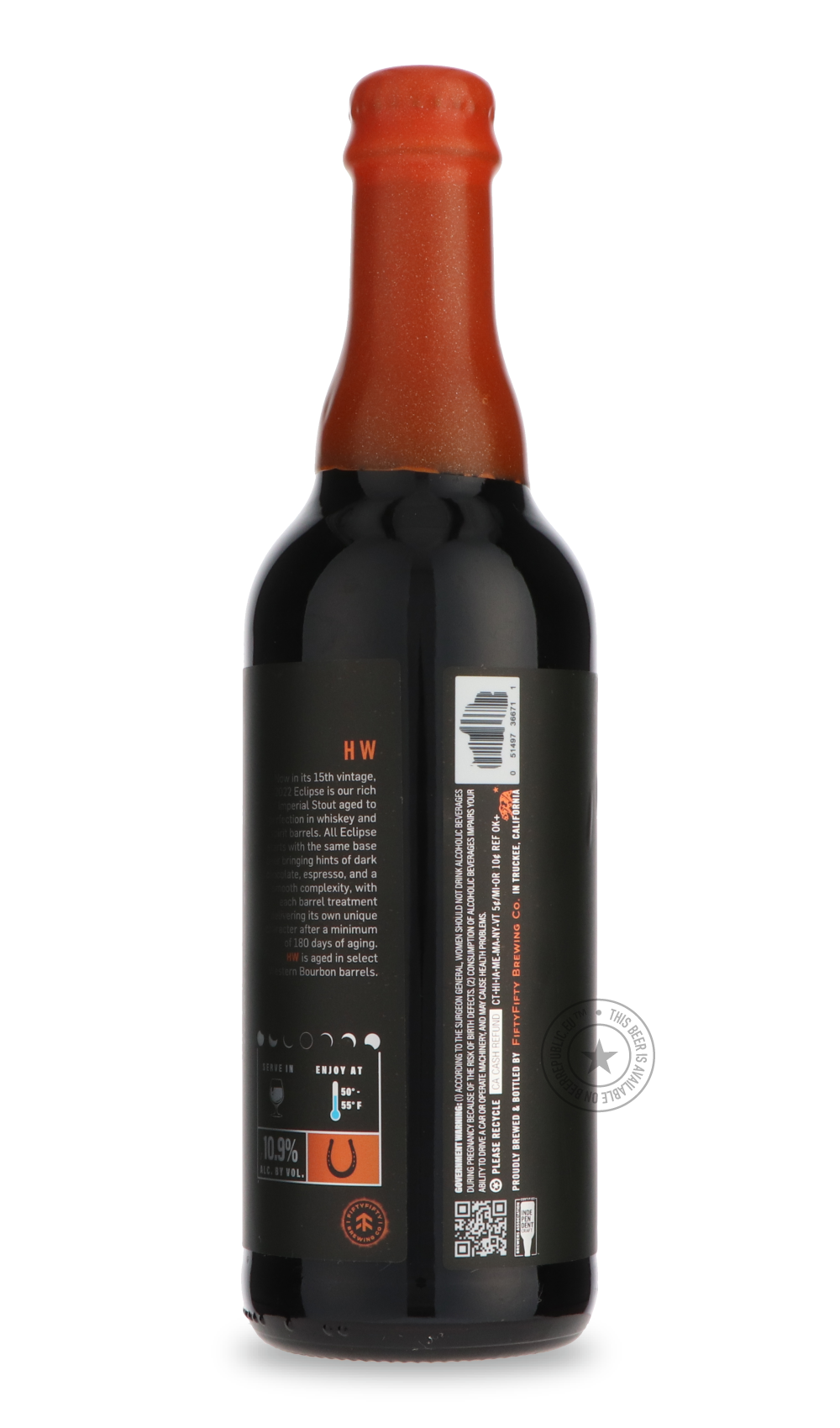FiftyFifty- Eclipse - High West Bourbon (2022)-Stout & Porter- Only @ Beer Republic - The best online beer store for American & Canadian craft beer - Buy beer online from the USA and Canada - Bier online kopen - Amerikaans bier kopen - Craft beer store - Craft beer kopen - Amerikanisch bier kaufen - Bier online kaufen - Acheter biere online - IPA - Stout - Porter - New England IPA - Hazy IPA - Imperial Stout - Barrel Aged - Barrel Aged Imperial Stout - Brown - Dark beer - Blond - Blonde - Pilsner - Lager -