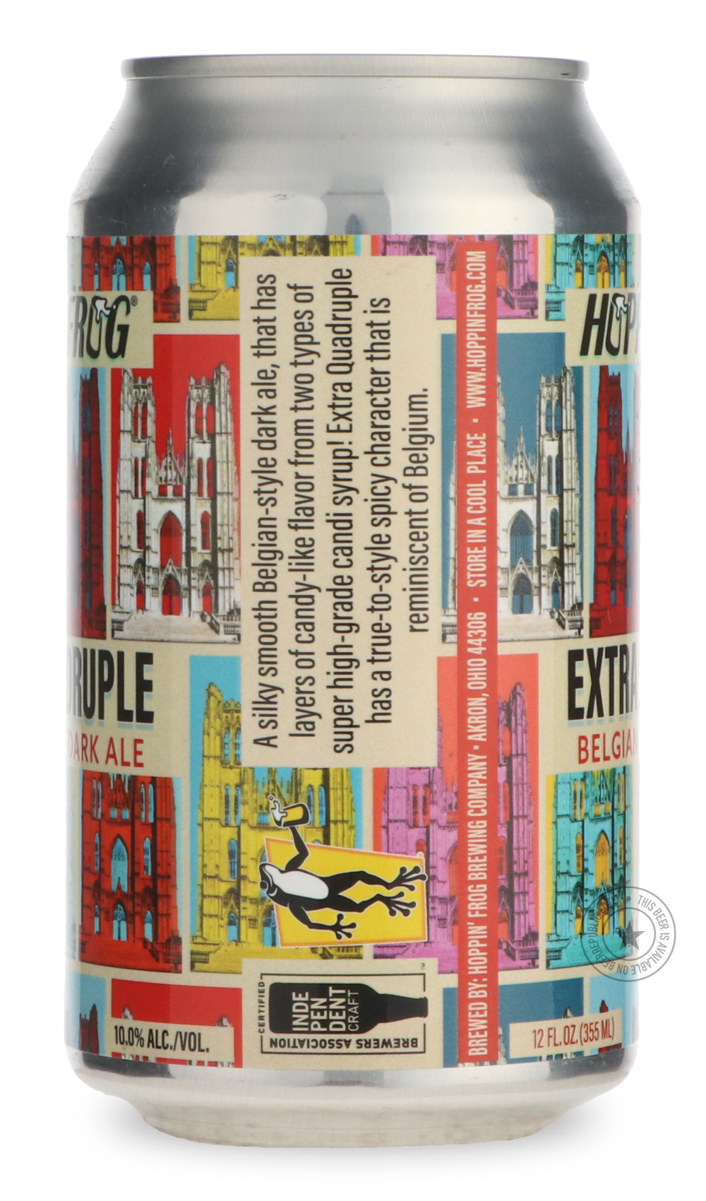 Hoppin' Frog- Extra Quadruple Belgian-style Dark Ale-Brown & Dark- Only @ Beer Republic - The best online beer store for American & Canadian craft beer - Buy beer online from the USA and Canada - Bier online kopen - Amerikaans bier kopen - Craft beer store - Craft beer kopen - Amerikanisch bier kaufen - Bier online kaufen - Acheter biere online - IPA - Stout - Porter - New England IPA - Hazy IPA - Imperial Stout - Barrel Aged - Barrel Aged Imperial Stout - Brown - Dark beer - Blond - Blonde - Pilsner - Lage