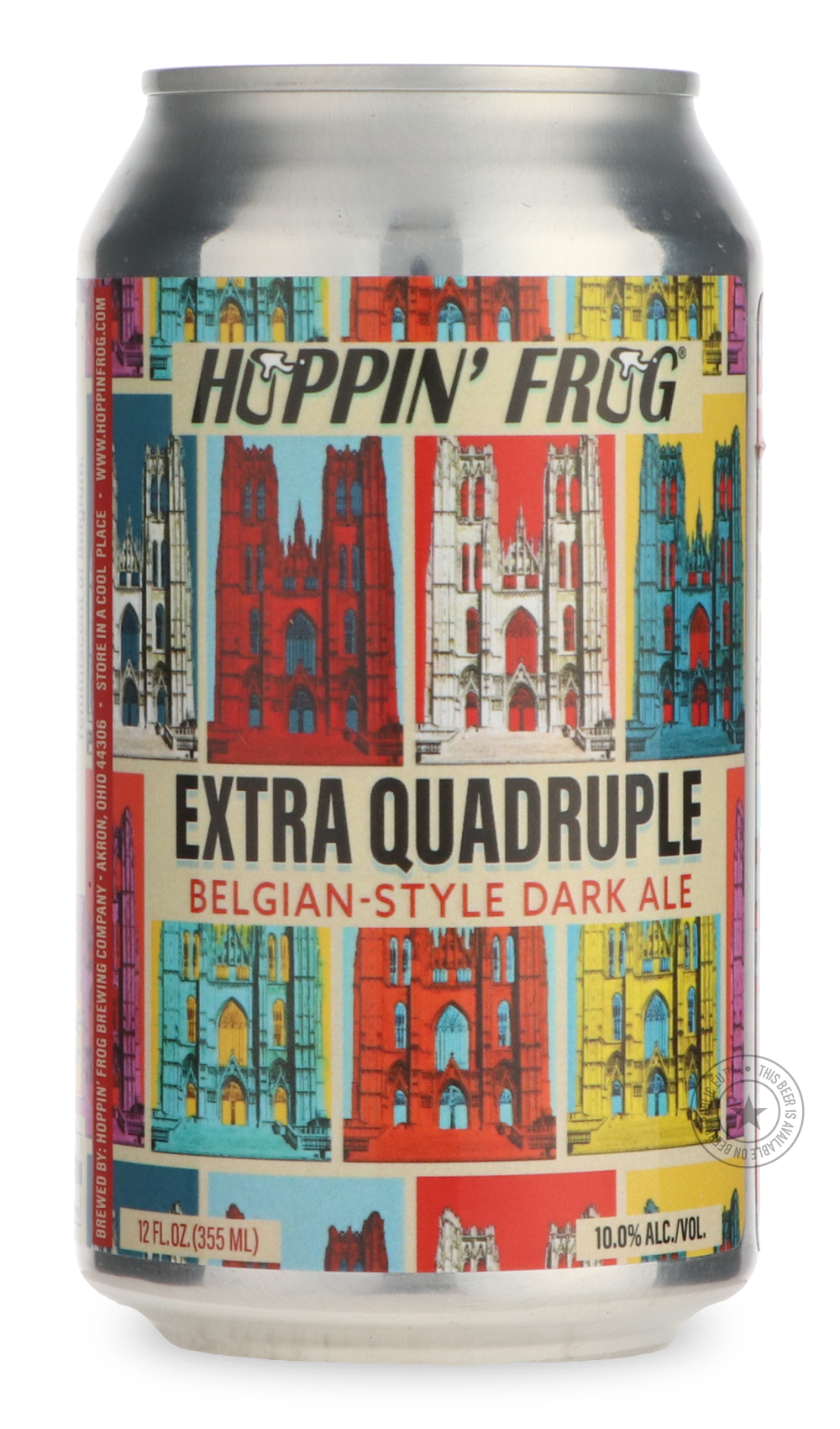 Hoppin' Frog- Extra Quadruple Belgian-style Dark Ale-Brown & Dark- Only @ Beer Republic - The best online beer store for American & Canadian craft beer - Buy beer online from the USA and Canada - Bier online kopen - Amerikaans bier kopen - Craft beer store - Craft beer kopen - Amerikanisch bier kaufen - Bier online kaufen - Acheter biere online - IPA - Stout - Porter - New England IPA - Hazy IPA - Imperial Stout - Barrel Aged - Barrel Aged Imperial Stout - Brown - Dark beer - Blond - Blonde - Pilsner - Lage