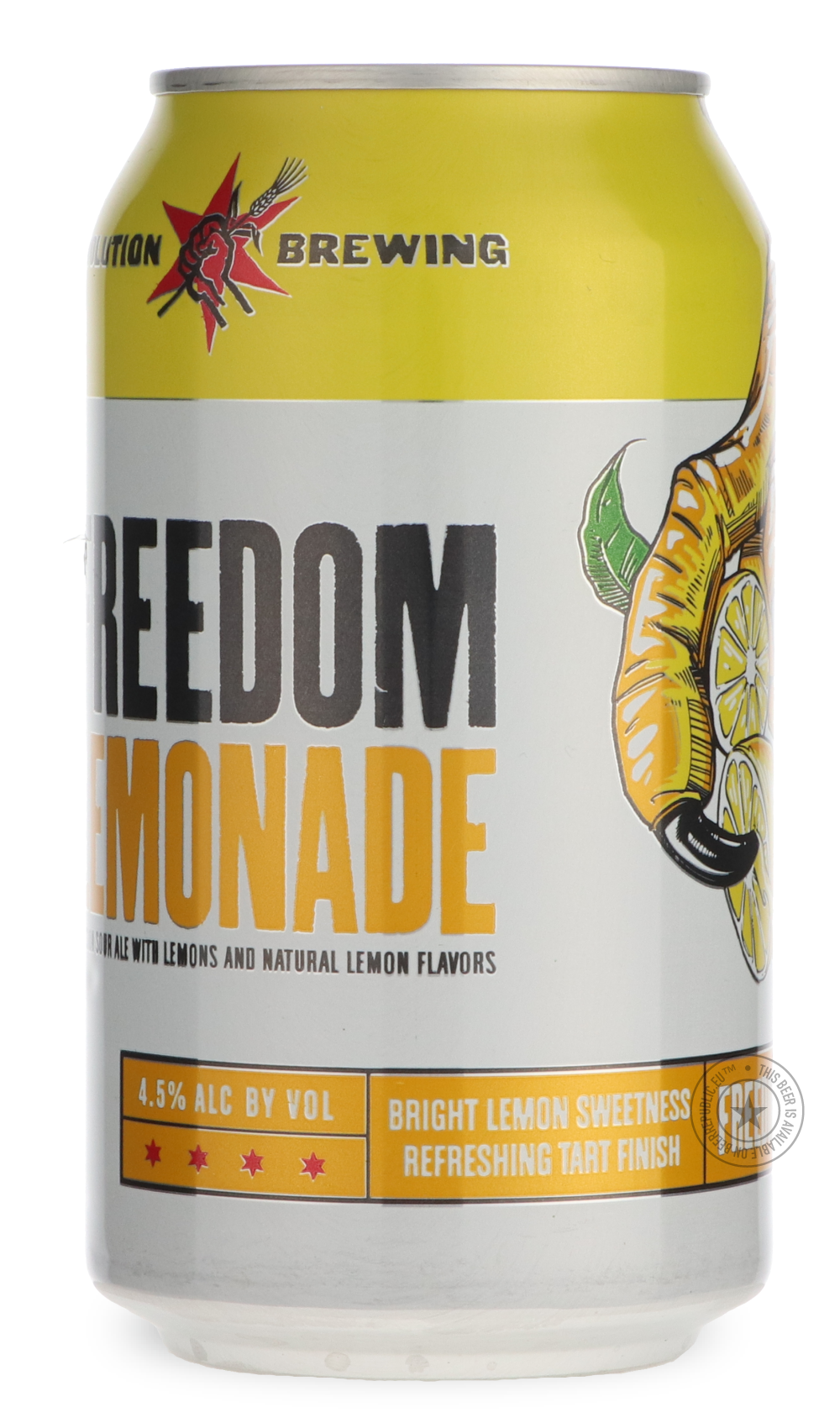 Revolution- Freedom Lemonade-Sour / Wild & Fruity- Only @ Beer Republic - The best online beer store for American & Canadian craft beer - Buy beer online from the USA and Canada - Bier online kopen - Amerikaans bier kopen - Craft beer store - Craft beer kopen - Amerikanisch bier kaufen - Bier online kaufen - Acheter biere online - IPA - Stout - Porter - New England IPA - Hazy IPA - Imperial Stout - Barrel Aged - Barrel Aged Imperial Stout - Brown - Dark beer - Blond - Blonde - Pilsner - Lager - Wheat - Weiz