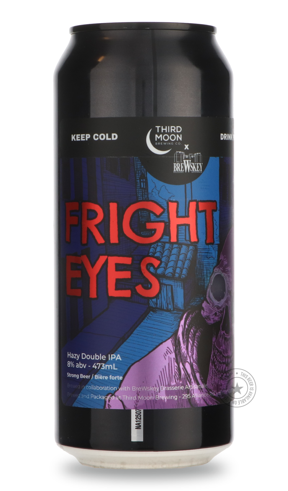 -Third Moon- Fright Eyes / Brewskey-IPA- Only @ Beer Republic - The best online beer store for American & Canadian craft beer - Buy beer online from the USA and Canada - Bier online kopen - Amerikaans bier kopen - Craft beer store - Craft beer kopen - Amerikanisch bier kaufen - Bier online kaufen - Acheter biere online - IPA - Stout - Porter - New England IPA - Hazy IPA - Imperial Stout - Barrel Aged - Barrel Aged Imperial Stout - Brown - Dark beer - Blond - Blonde - Pilsner - Lager - Wheat - Weizen - Amber