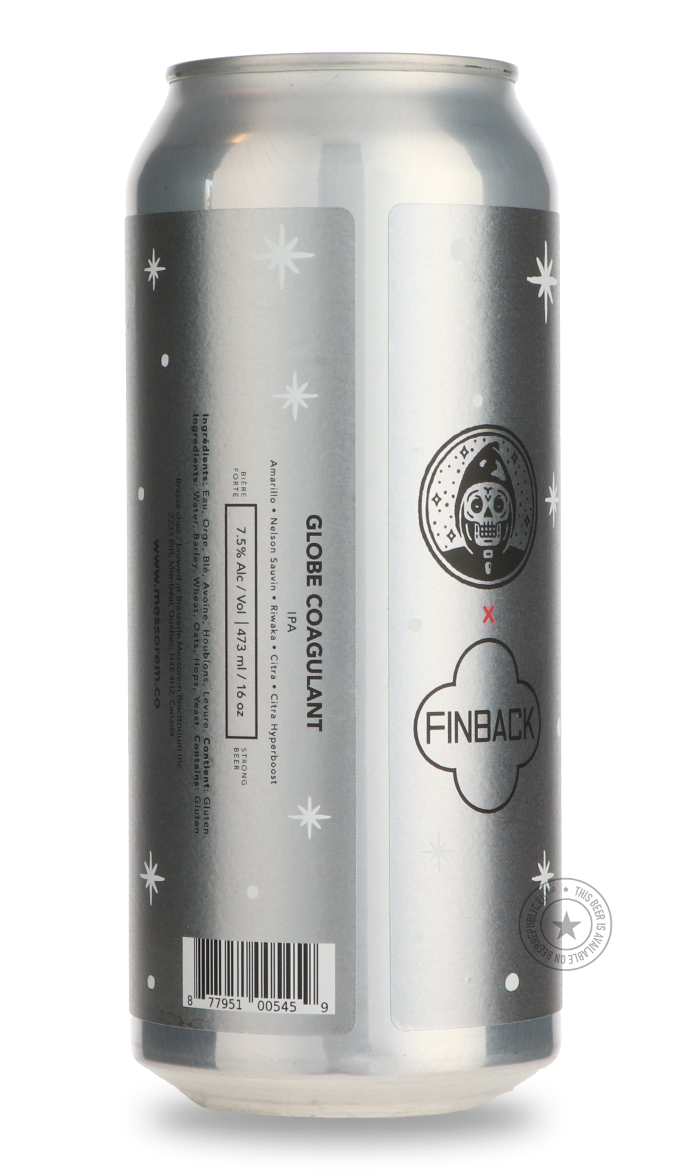 Messorem- Globe Coagulant / Finback-IPA- Only @ Beer Republic - The best online beer store for American & Canadian craft beer - Buy beer online from the USA and Canada - Bier online kopen - Amerikaans bier kopen - Craft beer store - Craft beer kopen - Amerikanisch bier kaufen - Bier online kaufen - Acheter biere online - IPA - Stout - Porter - New England IPA - Hazy IPA - Imperial Stout - Barrel Aged - Barrel Aged Imperial Stout - Brown - Dark beer - Blond - Blonde - Pilsner - Lager - Wheat - Weizen - Amber