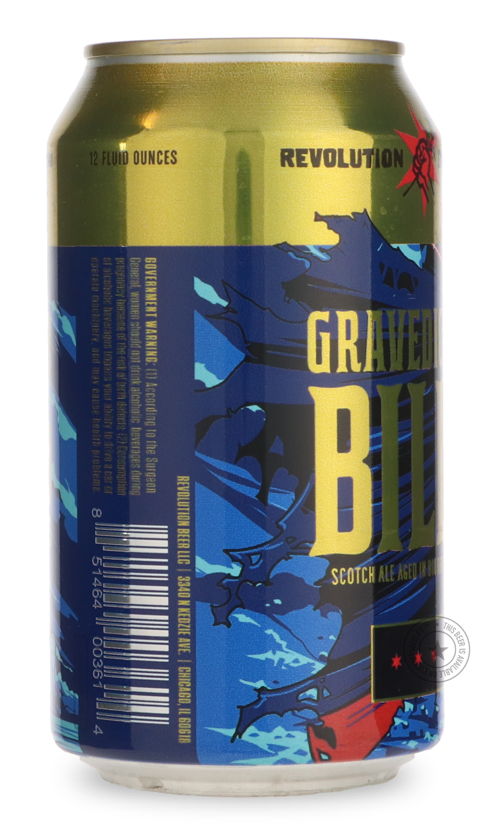 Revolution- Gravedigger Billy 2025-Brown & Dark- Only @ Beer Republic - The best online beer store for American & Canadian craft beer - Buy beer online from the USA and Canada - Bier online kopen - Amerikaans bier kopen - Craft beer store - Craft beer kopen - Amerikanisch bier kaufen - Bier online kaufen - Acheter biere online - IPA - Stout - Porter - New England IPA - Hazy IPA - Imperial Stout - Barrel Aged - Barrel Aged Imperial Stout - Brown - Dark beer - Blond - Blonde - Pilsner - Lager - Wheat - Weizen