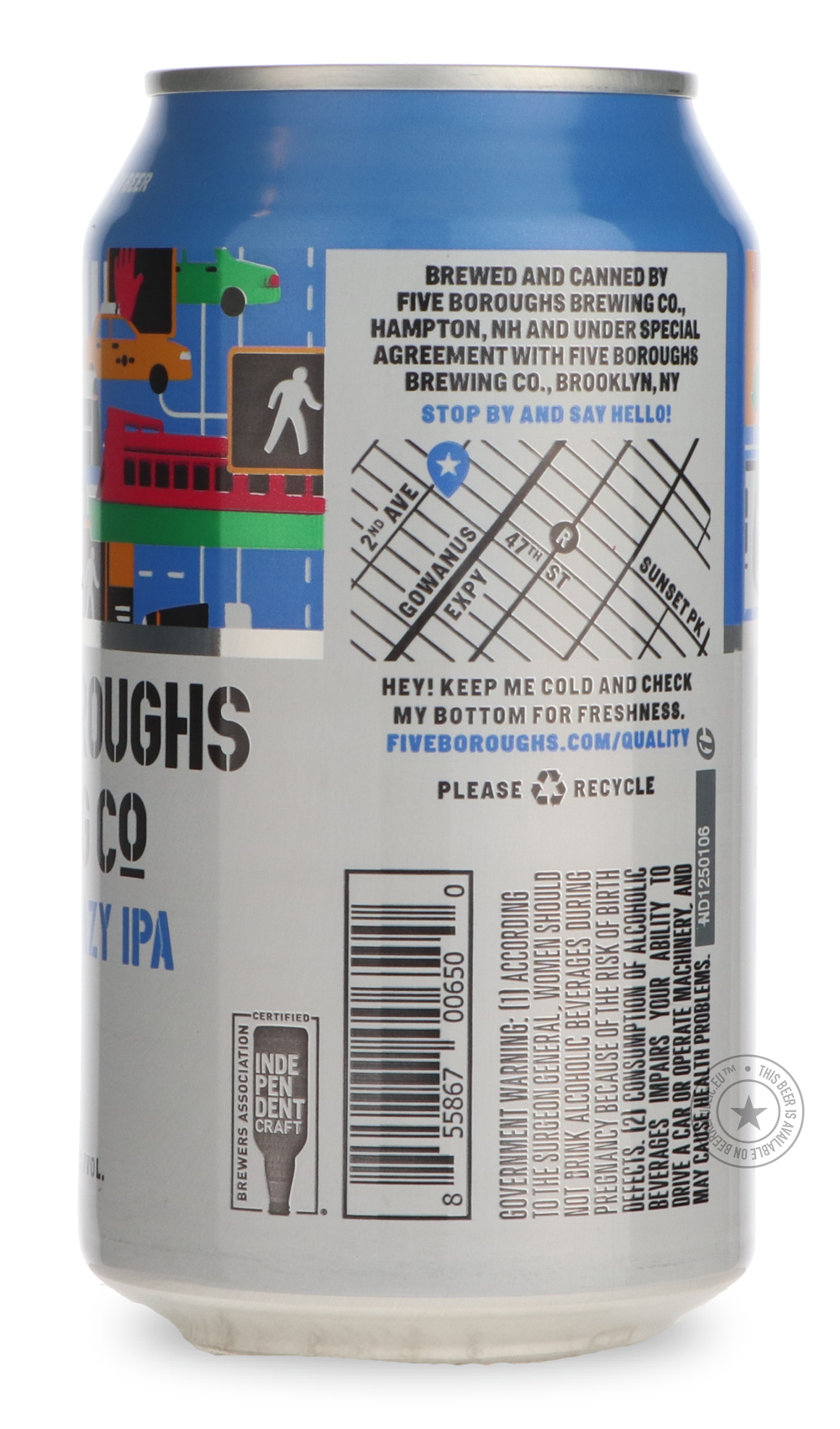 -Five Boroughs- Gridlock-IPA- Only @ Beer Republic - The best online beer store for American & Canadian craft beer - Buy beer online from the USA and Canada - Bier online kopen - Amerikaans bier kopen - Craft beer store - Craft beer kopen - Amerikanisch bier kaufen - Bier online kaufen - Acheter biere online - IPA - Stout - Porter - New England IPA - Hazy IPA - Imperial Stout - Barrel Aged - Barrel Aged Imperial Stout - Brown - Dark beer - Blond - Blonde - Pilsner - Lager - Wheat - Weizen - Amber - Barley W
