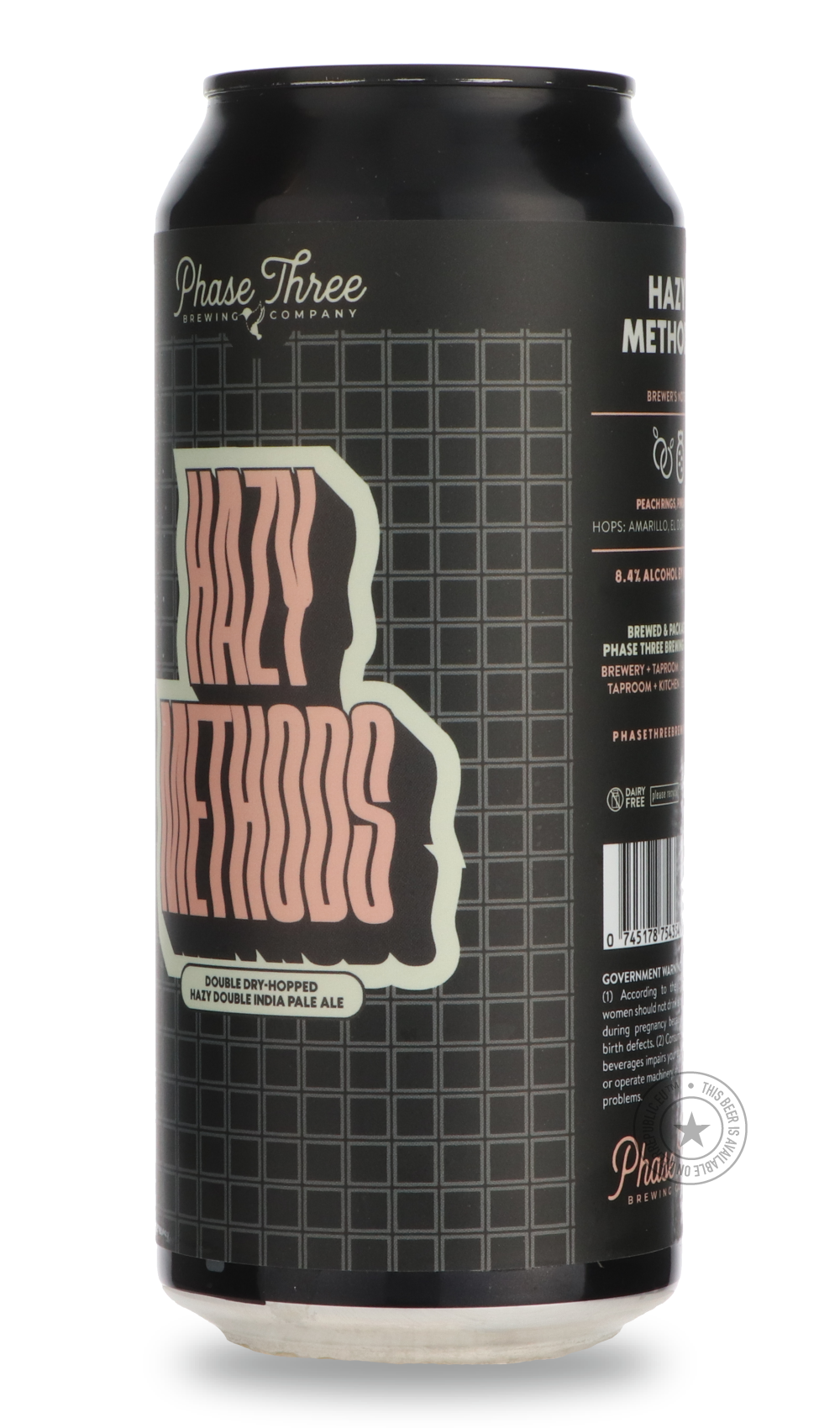 -Phase Three- Hazy Methods-IPA- Only @ Beer Republic - The best online beer store for American & Canadian craft beer - Buy beer online from the USA and Canada - Bier online kopen - Amerikaans bier kopen - Craft beer store - Craft beer kopen - Amerikanisch bier kaufen - Bier online kaufen - Acheter biere online - IPA - Stout - Porter - New England IPA - Hazy IPA - Imperial Stout - Barrel Aged - Barrel Aged Imperial Stout - Brown - Dark beer - Blond - Blonde - Pilsner - Lager - Wheat - Weizen - Amber - Barley