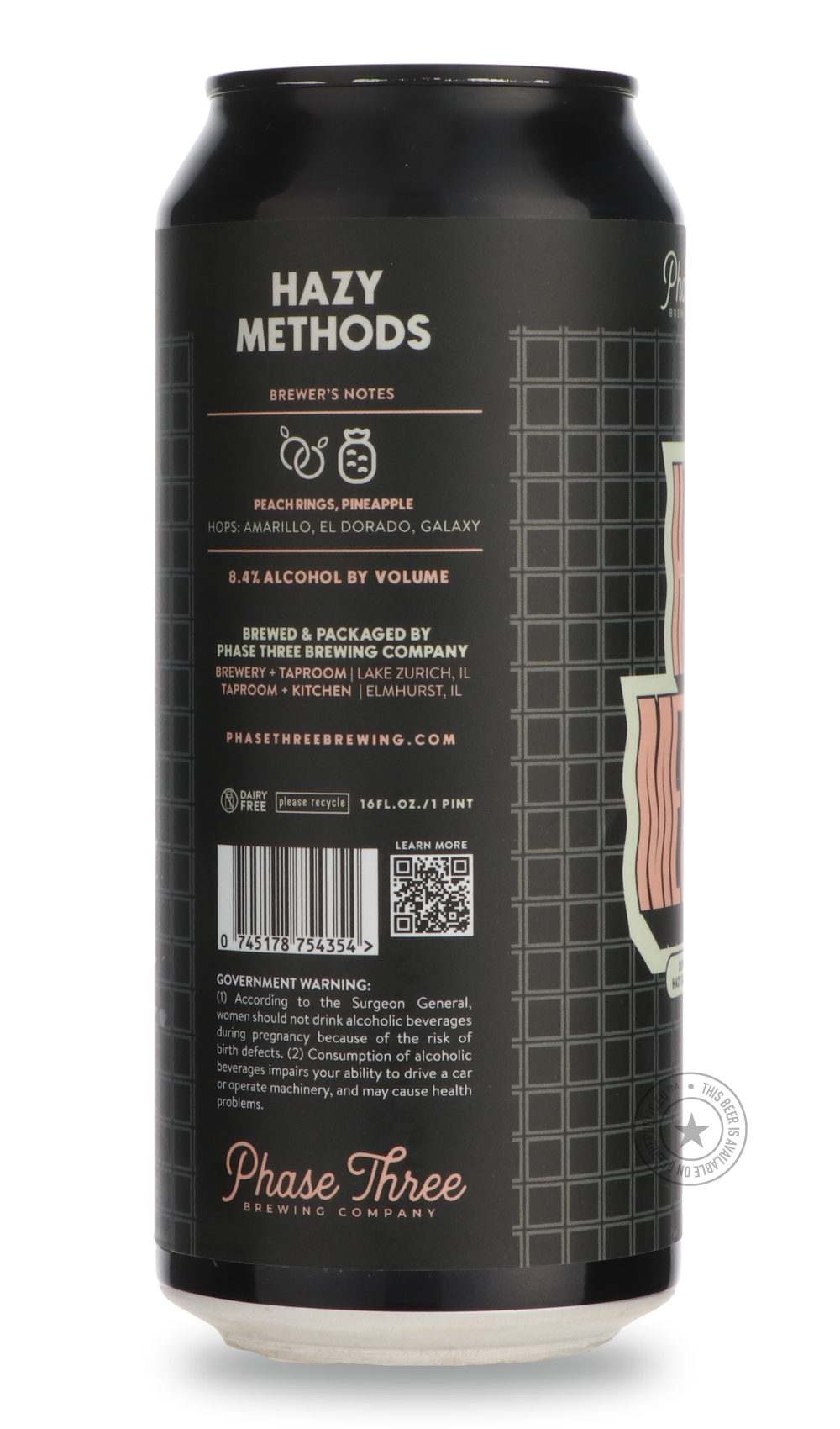 -Phase Three- Hazy Methods-IPA- Only @ Beer Republic - The best online beer store for American & Canadian craft beer - Buy beer online from the USA and Canada - Bier online kopen - Amerikaans bier kopen - Craft beer store - Craft beer kopen - Amerikanisch bier kaufen - Bier online kaufen - Acheter biere online - IPA - Stout - Porter - New England IPA - Hazy IPA - Imperial Stout - Barrel Aged - Barrel Aged Imperial Stout - Brown - Dark beer - Blond - Blonde - Pilsner - Lager - Wheat - Weizen - Amber - Barley