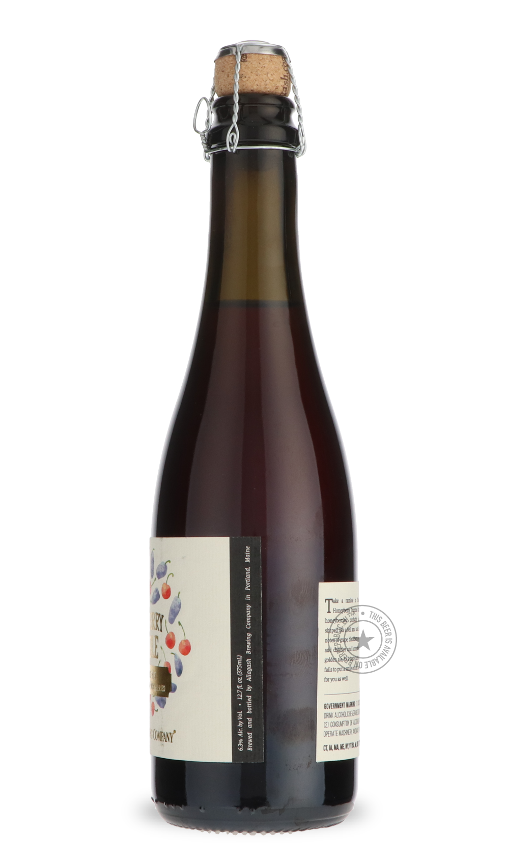 -Allagash- Honeyberry Tumble-Sour / Wild & Fruity- Only @ Beer Republic - The best online beer store for American & Canadian craft beer - Buy beer online from the USA and Canada - Bier online kopen - Amerikaans bier kopen - Craft beer store - Craft beer kopen - Amerikanisch bier kaufen - Bier online kaufen - Acheter biere online - IPA - Stout - Porter - New England IPA - Hazy IPA - Imperial Stout - Barrel Aged - Barrel Aged Imperial Stout - Brown - Dark beer - Blond - Blonde - Pilsner - Lager - Wheat - Weiz