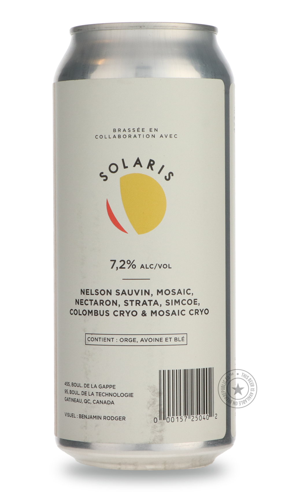 Brasserie du Bas-Canada- Impermanence / Solaris-IPA- Only @ Beer Republic - The best online beer store for American & Canadian craft beer - Buy beer online from the USA and Canada - Bier online kopen - Amerikaans bier kopen - Craft beer store - Craft beer kopen - Amerikanisch bier kaufen - Bier online kaufen - Acheter biere online - IPA - Stout - Porter - New England IPA - Hazy IPA - Imperial Stout - Barrel Aged - Barrel Aged Imperial Stout - Brown - Dark beer - Blond - Blonde - Pilsner - Lager - Wheat - We