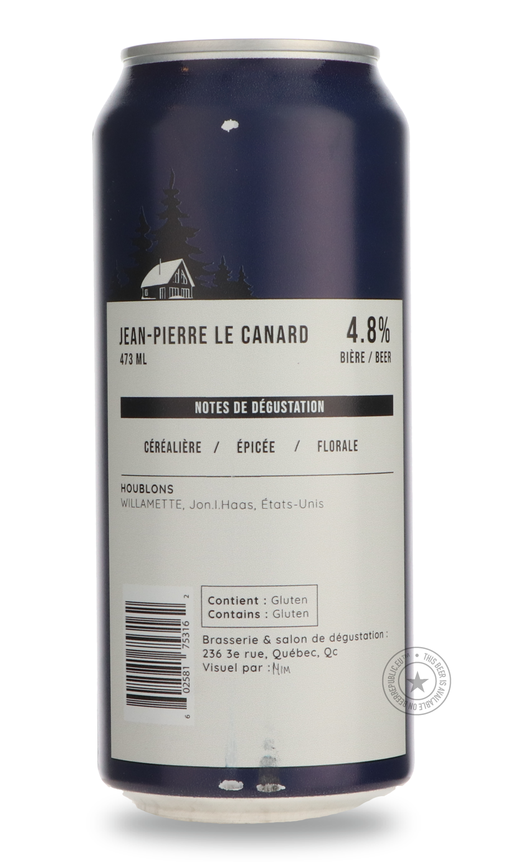 Nano Cinco- Jean-Pierre Le Canard / Brasserie Silo-Pale- Only @ Beer Republic - The best online beer store for American & Canadian craft beer - Buy beer online from the USA and Canada - Bier online kopen - Amerikaans bier kopen - Craft beer store - Craft beer kopen - Amerikanisch bier kaufen - Bier online kaufen - Acheter biere online - IPA - Stout - Porter - New England IPA - Hazy IPA - Imperial Stout - Barrel Aged - Barrel Aged Imperial Stout - Brown - Dark beer - Blond - Blonde - Pilsner - Lager - Wheat