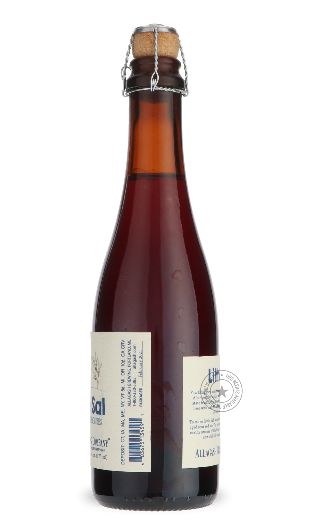 -Allagash- Little Sal-Sour / Wild & Fruity- Only @ Beer Republic - The best online beer store for American & Canadian craft beer - Buy beer online from the USA and Canada - Bier online kopen - Amerikaans bier kopen - Craft beer store - Craft beer kopen - Amerikanisch bier kaufen - Bier online kaufen - Acheter biere online - IPA - Stout - Porter - New England IPA - Hazy IPA - Imperial Stout - Barrel Aged - Barrel Aged Imperial Stout - Brown - Dark beer - Blond - Blonde - Pilsner - Lager - Wheat - Weizen - Am