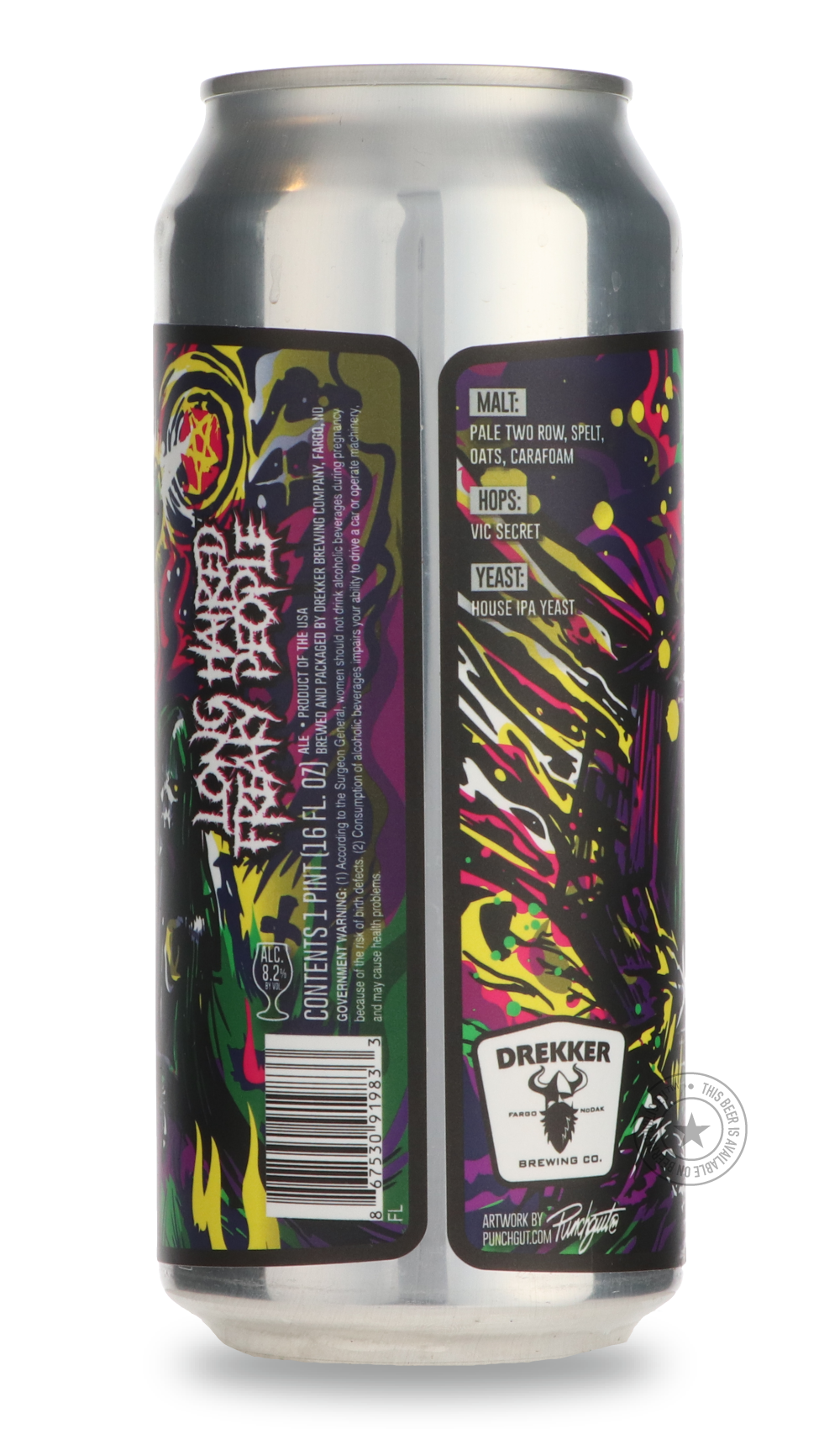 Drekker- Long Haired Freaky People-IPA- Only @ Beer Republic - The best online beer store for American & Canadian craft beer - Buy beer online from the USA and Canada - Bier online kopen - Amerikaans bier kopen - Craft beer store - Craft beer kopen - Amerikanisch bier kaufen - Bier online kaufen - Acheter biere online - IPA - Stout - Porter - New England IPA - Hazy IPA - Imperial Stout - Barrel Aged - Barrel Aged Imperial Stout - Brown - Dark beer - Blond - Blonde - Pilsner - Lager - Wheat - Weizen - Amber