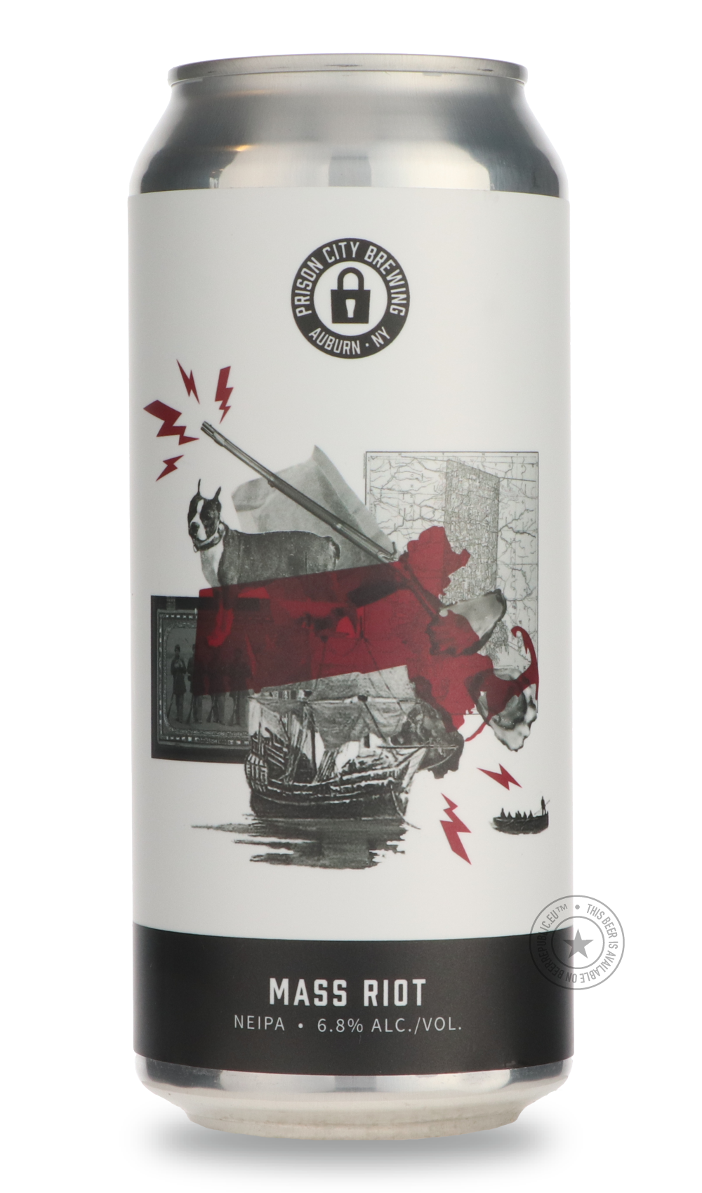 Prison City- Mass Riot IPA-IPA- Only @ Beer Republic - The best online beer store for American & Canadian craft beer - Buy beer online from the USA and Canada - Bier online kopen - Amerikaans bier kopen - Craft beer store - Craft beer kopen - Amerikanisch bier kaufen - Bier online kaufen - Acheter biere online - IPA - Stout - Porter - New England IPA - Hazy IPA - Imperial Stout - Barrel Aged - Barrel Aged Imperial Stout - Brown - Dark beer - Blond - Blonde - Pilsner - Lager - Wheat - Weizen - Amber - Barley