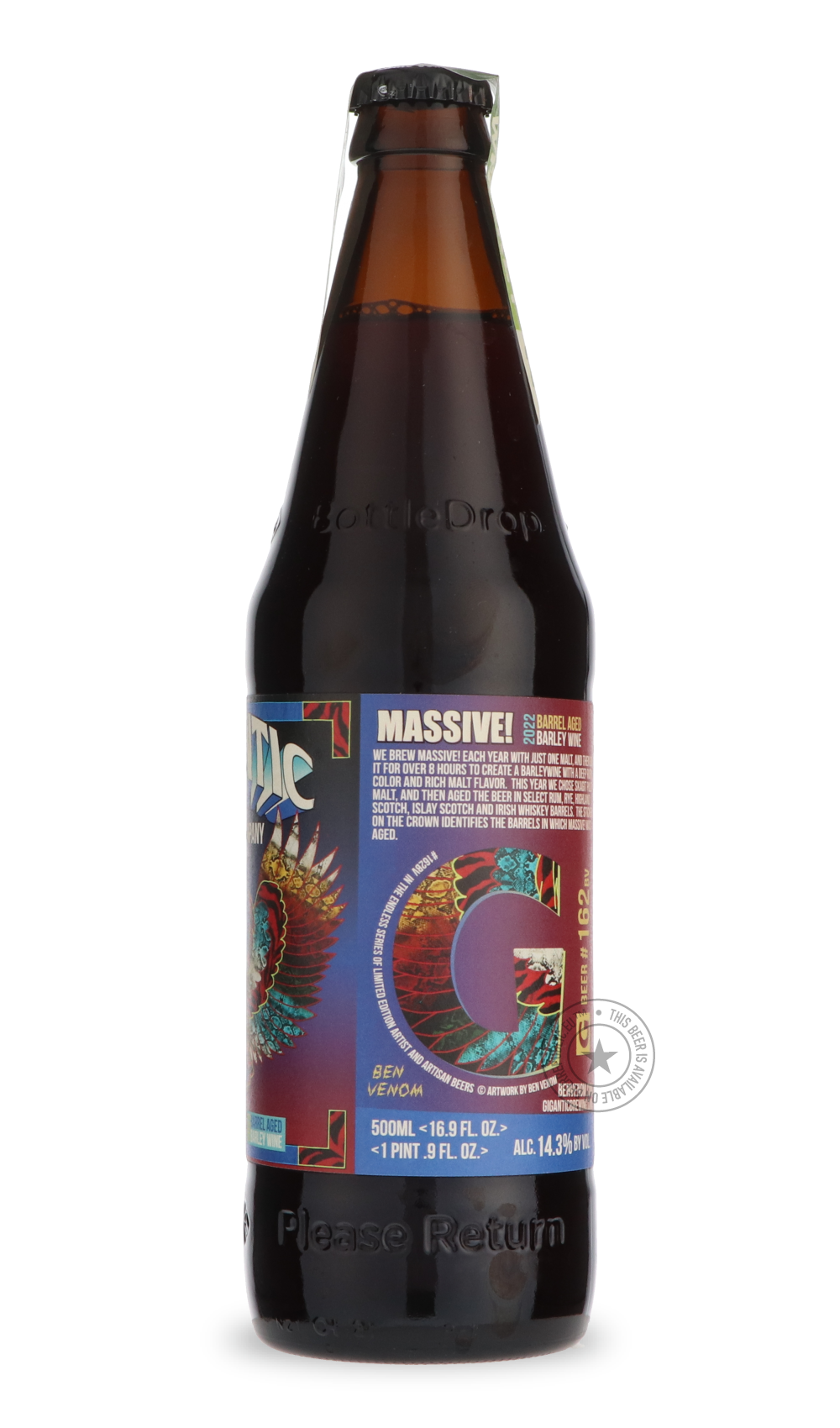 -Gigantic- Massive! (Irish Whiskey Barrel 2022)-Brown & Dark- Only @ Beer Republic - The best online beer store for American & Canadian craft beer - Buy beer online from the USA and Canada - Bier online kopen - Amerikaans bier kopen - Craft beer store - Craft beer kopen - Amerikanisch bier kaufen - Bier online kaufen - Acheter biere online - IPA - Stout - Porter - New England IPA - Hazy IPA - Imperial Stout - Barrel Aged - Barrel Aged Imperial Stout - Brown - Dark beer - Blond - Blonde - Pilsner - Lager - W