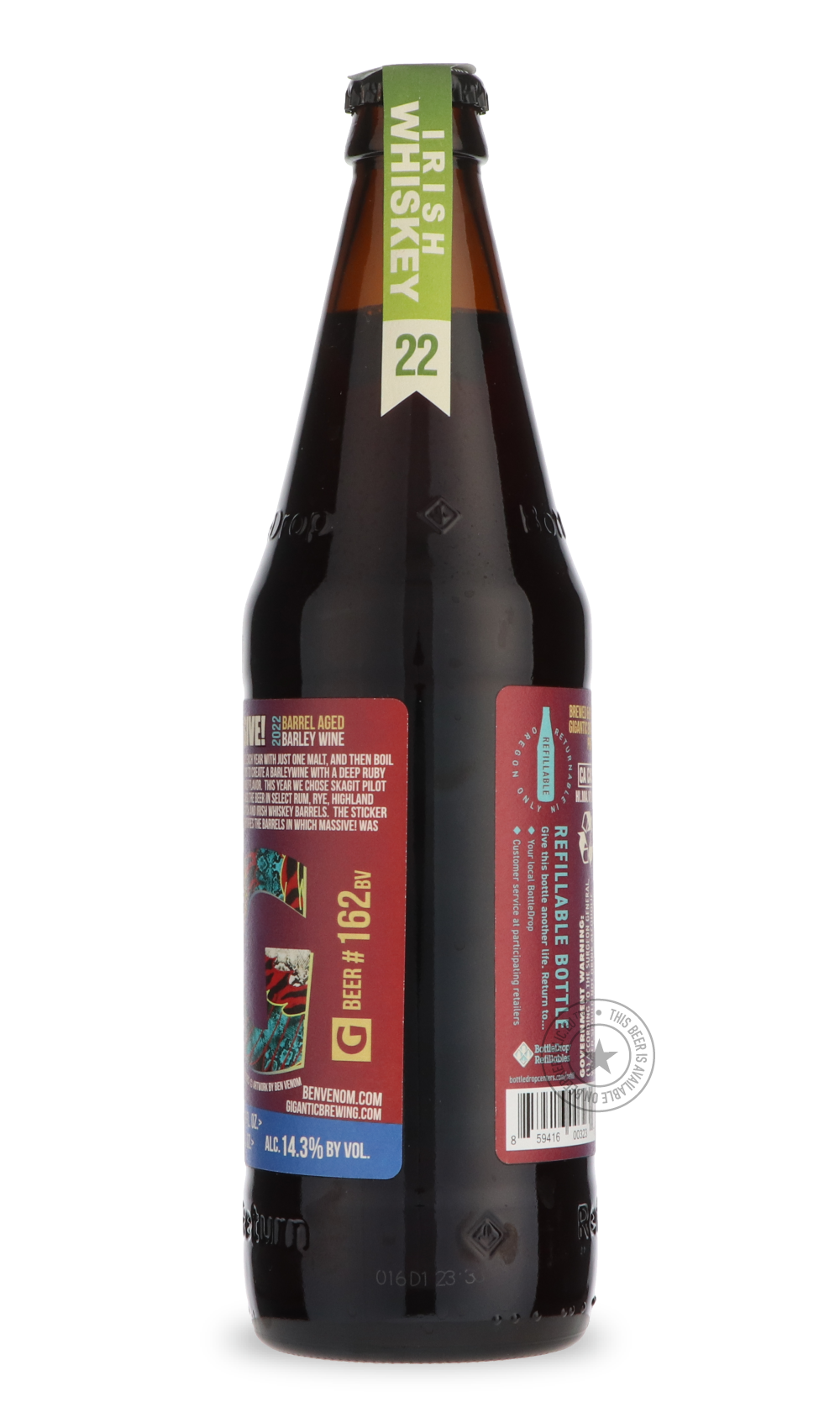 -Gigantic- Massive! (Irish Whiskey Barrel 2022)-Brown & Dark- Only @ Beer Republic - The best online beer store for American & Canadian craft beer - Buy beer online from the USA and Canada - Bier online kopen - Amerikaans bier kopen - Craft beer store - Craft beer kopen - Amerikanisch bier kaufen - Bier online kaufen - Acheter biere online - IPA - Stout - Porter - New England IPA - Hazy IPA - Imperial Stout - Barrel Aged - Barrel Aged Imperial Stout - Brown - Dark beer - Blond - Blonde - Pilsner - Lager - W