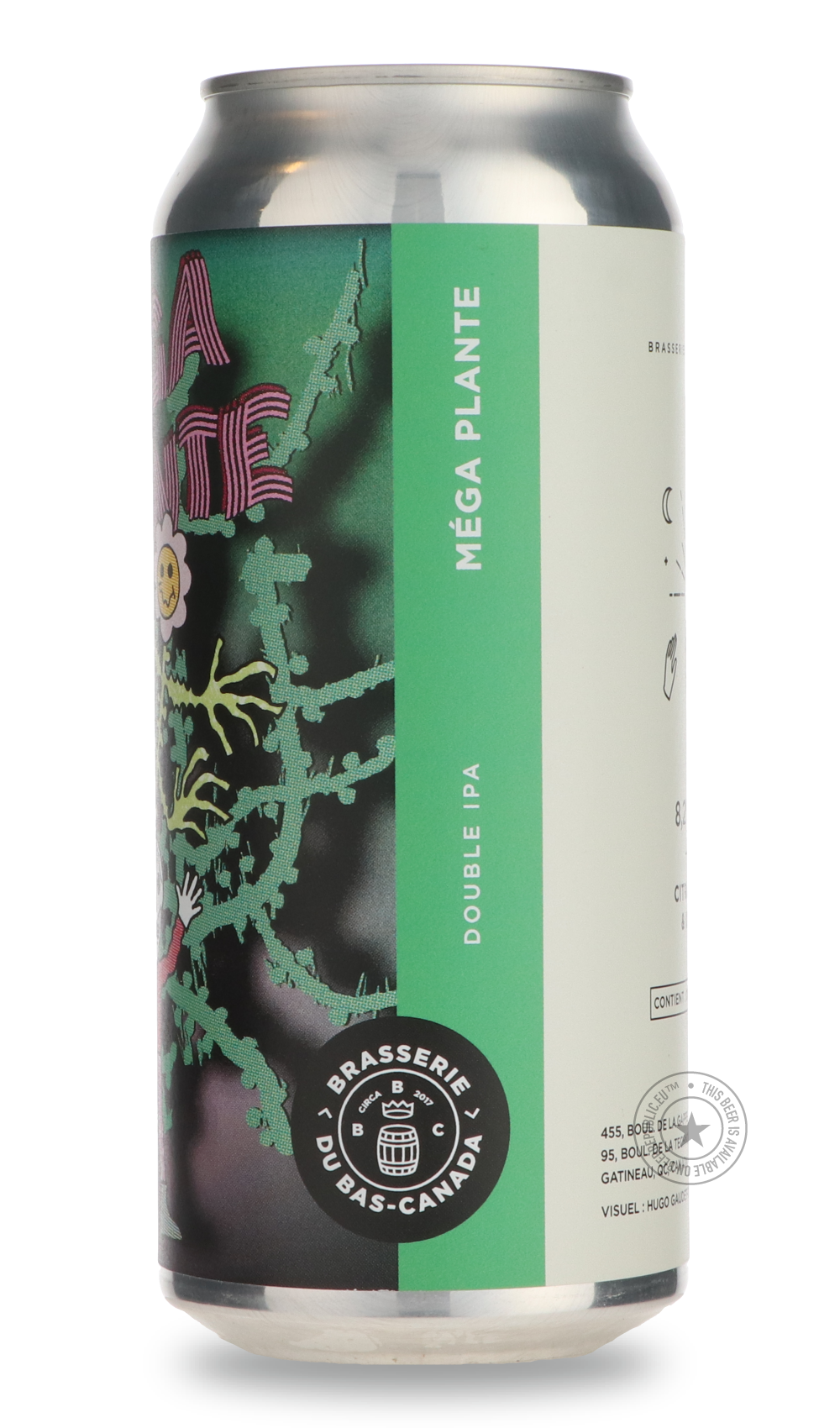 -Brasserie du Bas-Canada- Mega Plante-IPA- Only @ Beer Republic - The best online beer store for American & Canadian craft beer - Buy beer online from the USA and Canada - Bier online kopen - Amerikaans bier kopen - Craft beer store - Craft beer kopen - Amerikanisch bier kaufen - Bier online kaufen - Acheter biere online - IPA - Stout - Porter - New England IPA - Hazy IPA - Imperial Stout - Barrel Aged - Barrel Aged Imperial Stout - Brown - Dark beer - Blond - Blonde - Pilsner - Lager - Wheat - Weizen - Amb