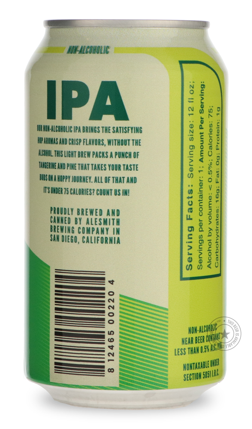 -AleSmith- Non-Alcoholic IPA-Specials- Only @ Beer Republic - The best online beer store for American & Canadian craft beer - Buy beer online from the USA and Canada - Bier online kopen - Amerikaans bier kopen - Craft beer store - Craft beer kopen - Amerikanisch bier kaufen - Bier online kaufen - Acheter biere online - IPA - Stout - Porter - New England IPA - Hazy IPA - Imperial Stout - Barrel Aged - Barrel Aged Imperial Stout - Brown - Dark beer - Blond - Blonde - Pilsner - Lager - Wheat - Weizen - Amber -