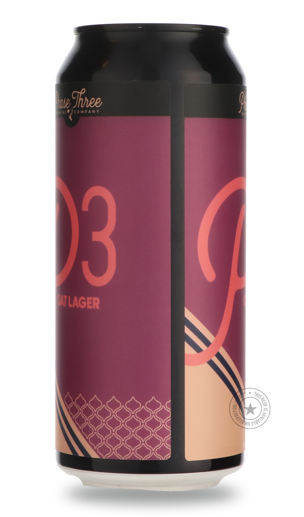 -Phase Three- P3 Oat Lager-Pale- Only @ Beer Republic - The best online beer store for American & Canadian craft beer - Buy beer online from the USA and Canada - Bier online kopen - Amerikaans bier kopen - Craft beer store - Craft beer kopen - Amerikanisch bier kaufen - Bier online kaufen - Acheter biere online - IPA - Stout - Porter - New England IPA - Hazy IPA - Imperial Stout - Barrel Aged - Barrel Aged Imperial Stout - Brown - Dark beer - Blond - Blonde - Pilsner - Lager - Wheat - Weizen - Amber - Barle