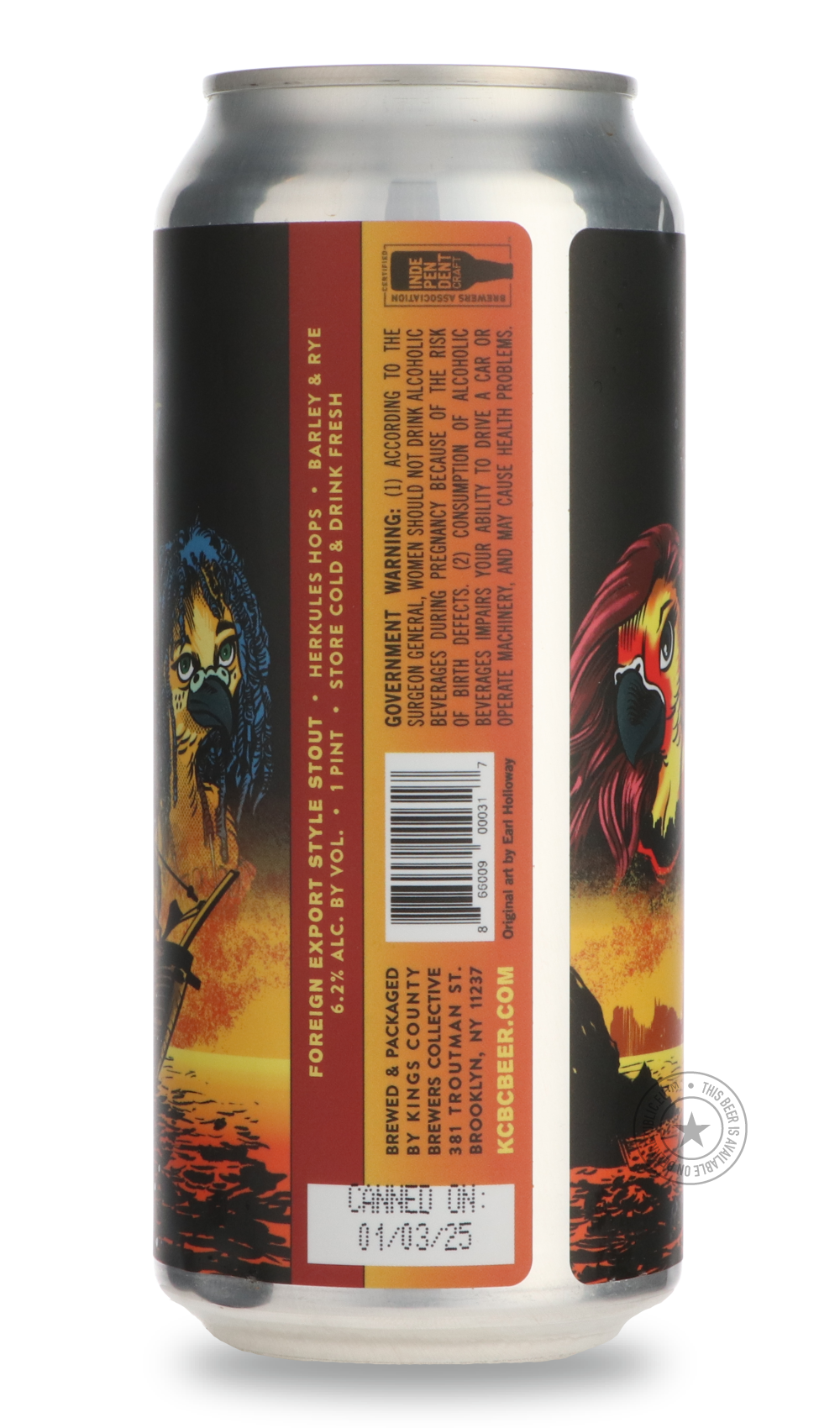 -KCBC- Parrots of the Caribbean-Stout & Porter- Only @ Beer Republic - The best online beer store for American & Canadian craft beer - Buy beer online from the USA and Canada - Bier online kopen - Amerikaans bier kopen - Craft beer store - Craft beer kopen - Amerikanisch bier kaufen - Bier online kaufen - Acheter biere online - IPA - Stout - Porter - New England IPA - Hazy IPA - Imperial Stout - Barrel Aged - Barrel Aged Imperial Stout - Brown - Dark beer - Blond - Blonde - Pilsner - Lager - Wheat - Weizen