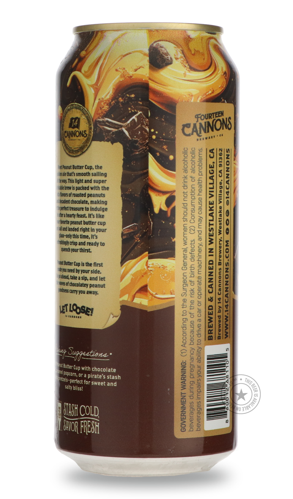 -14 Cannons- Peanut Butter Cup-Pale- Only @ Beer Republic - The best online beer store for American & Canadian craft beer - Buy beer online from the USA and Canada - Bier online kopen - Amerikaans bier kopen - Craft beer store - Craft beer kopen - Amerikanisch bier kaufen - Bier online kaufen - Acheter biere online - IPA - Stout - Porter - New England IPA - Hazy IPA - Imperial Stout - Barrel Aged - Barrel Aged Imperial Stout - Brown - Dark beer - Blond - Blonde - Pilsner - Lager - Wheat - Weizen - Amber - B