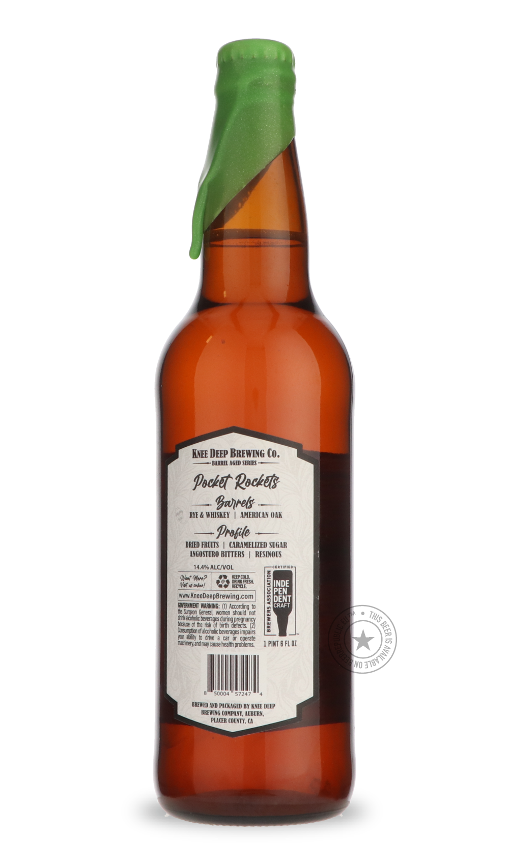 -Knee Deep- Pocket Rockets-IPA- Only @ Beer Republic - The best online beer store for American & Canadian craft beer - Buy beer online from the USA and Canada - Bier online kopen - Amerikaans bier kopen - Craft beer store - Craft beer kopen - Amerikanisch bier kaufen - Bier online kaufen - Acheter biere online - IPA - Stout - Porter - New England IPA - Hazy IPA - Imperial Stout - Barrel Aged - Barrel Aged Imperial Stout - Brown - Dark beer - Blond - Blonde - Pilsner - Lager - Wheat - Weizen - Amber - Barley