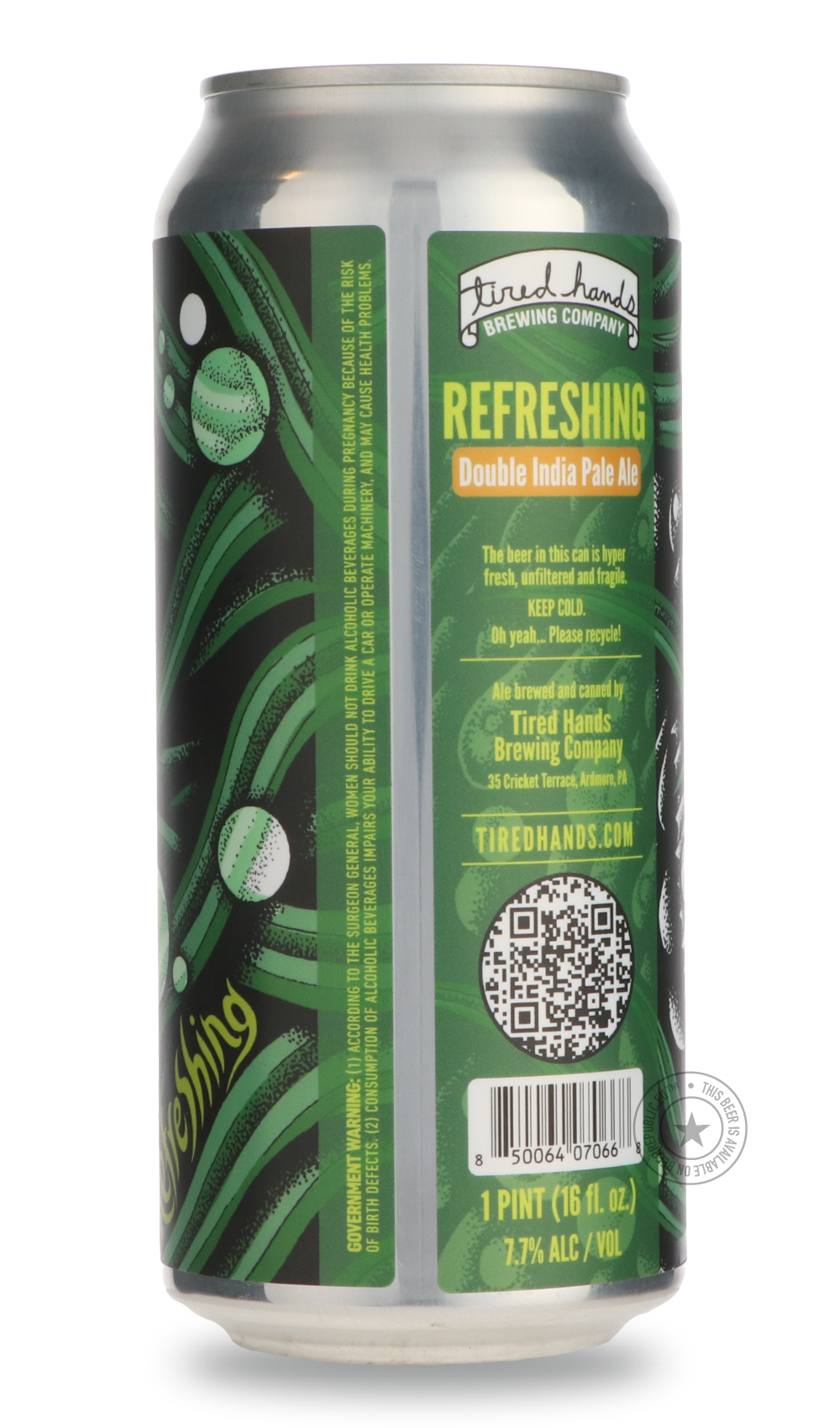-Tired Hands- Refreshing-IPA- Only @ Beer Republic - The best online beer store for American & Canadian craft beer - Buy beer online from the USA and Canada - Bier online kopen - Amerikaans bier kopen - Craft beer store - Craft beer kopen - Amerikanisch bier kaufen - Bier online kaufen - Acheter biere online - IPA - Stout - Porter - New England IPA - Hazy IPA - Imperial Stout - Barrel Aged - Barrel Aged Imperial Stout - Brown - Dark beer - Blond - Blonde - Pilsner - Lager - Wheat - Weizen - Amber - Barley W