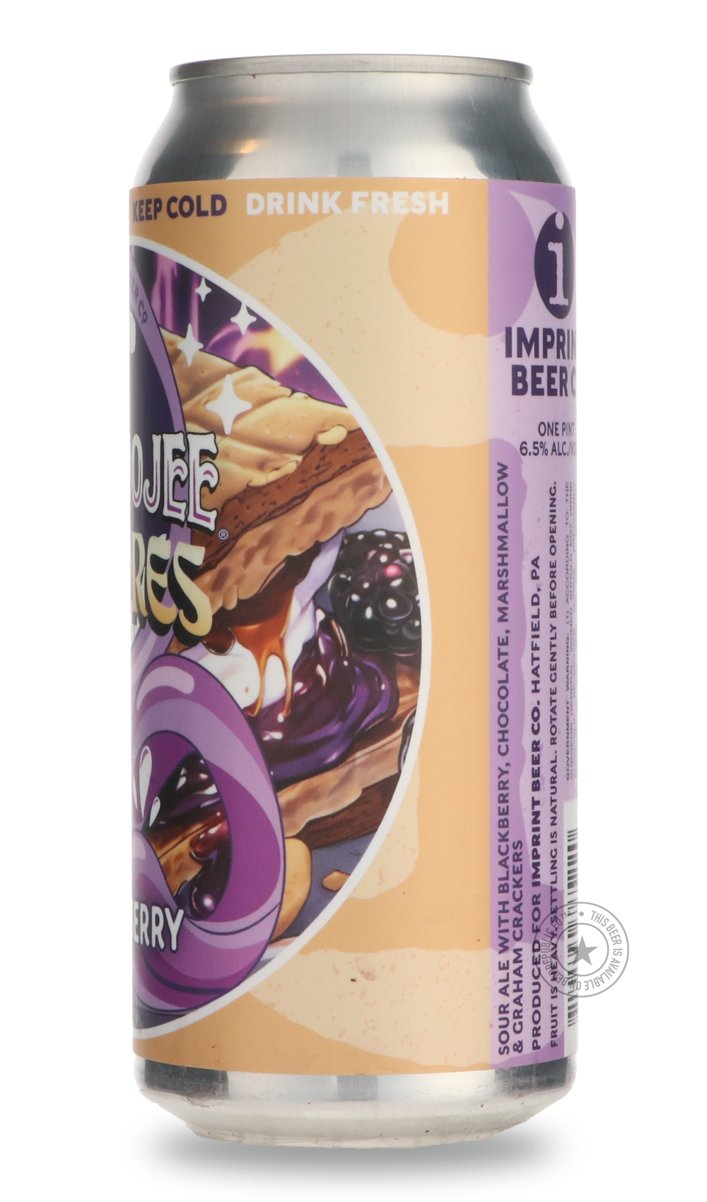 -Imprint- Schmoojee Blackberry S'mores-Sour / Wild & Fruity- Only @ Beer Republic - The best online beer store for American & Canadian craft beer - Buy beer online from the USA and Canada - Bier online kopen - Amerikaans bier kopen - Craft beer store - Craft beer kopen - Amerikanisch bier kaufen - Bier online kaufen - Acheter biere online - IPA - Stout - Porter - New England IPA - Hazy IPA - Imperial Stout - Barrel Aged - Barrel Aged Imperial Stout - Brown - Dark beer - Blond - Blonde - Pilsner - Lager - Wh