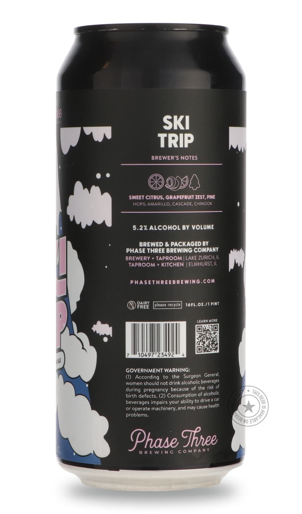 -Phase Three- Ski Trip-Pale- Only @ Beer Republic - The best online beer store for American & Canadian craft beer - Buy beer online from the USA and Canada - Bier online kopen - Amerikaans bier kopen - Craft beer store - Craft beer kopen - Amerikanisch bier kaufen - Bier online kaufen - Acheter biere online - IPA - Stout - Porter - New England IPA - Hazy IPA - Imperial Stout - Barrel Aged - Barrel Aged Imperial Stout - Brown - Dark beer - Blond - Blonde - Pilsner - Lager - Wheat - Weizen - Amber - Barley Wi