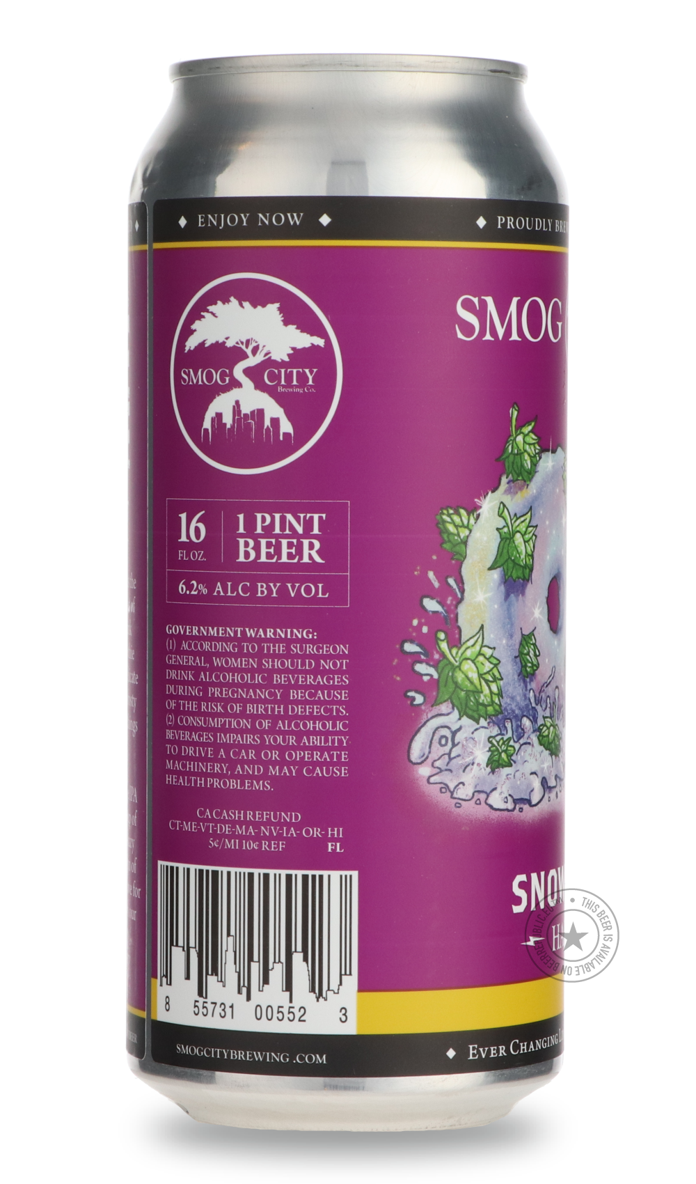 -Smog City- Snow Donut-IPA- Only @ Beer Republic - The best online beer store for American & Canadian craft beer - Buy beer online from the USA and Canada - Bier online kopen - Amerikaans bier kopen - Craft beer store - Craft beer kopen - Amerikanisch bier kaufen - Bier online kaufen - Acheter biere online - IPA - Stout - Porter - New England IPA - Hazy IPA - Imperial Stout - Barrel Aged - Barrel Aged Imperial Stout - Brown - Dark beer - Blond - Blonde - Pilsner - Lager - Wheat - Weizen - Amber - Barley Win