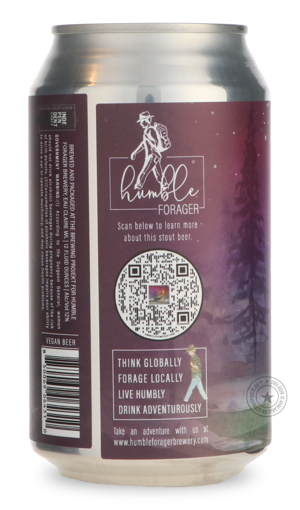 Humble Forager- Sugar Shack Diaries-Stout & Porter- Only @ Beer Republic - The best online beer store for American & Canadian craft beer - Buy beer online from the USA and Canada - Bier online kopen - Amerikaans bier kopen - Craft beer store - Craft beer kopen - Amerikanisch bier kaufen - Bier online kaufen - Acheter biere online - IPA - Stout - Porter - New England IPA - Hazy IPA - Imperial Stout - Barrel Aged - Barrel Aged Imperial Stout - Brown - Dark beer - Blond - Blonde - Pilsner - Lager - Wheat - Wei
